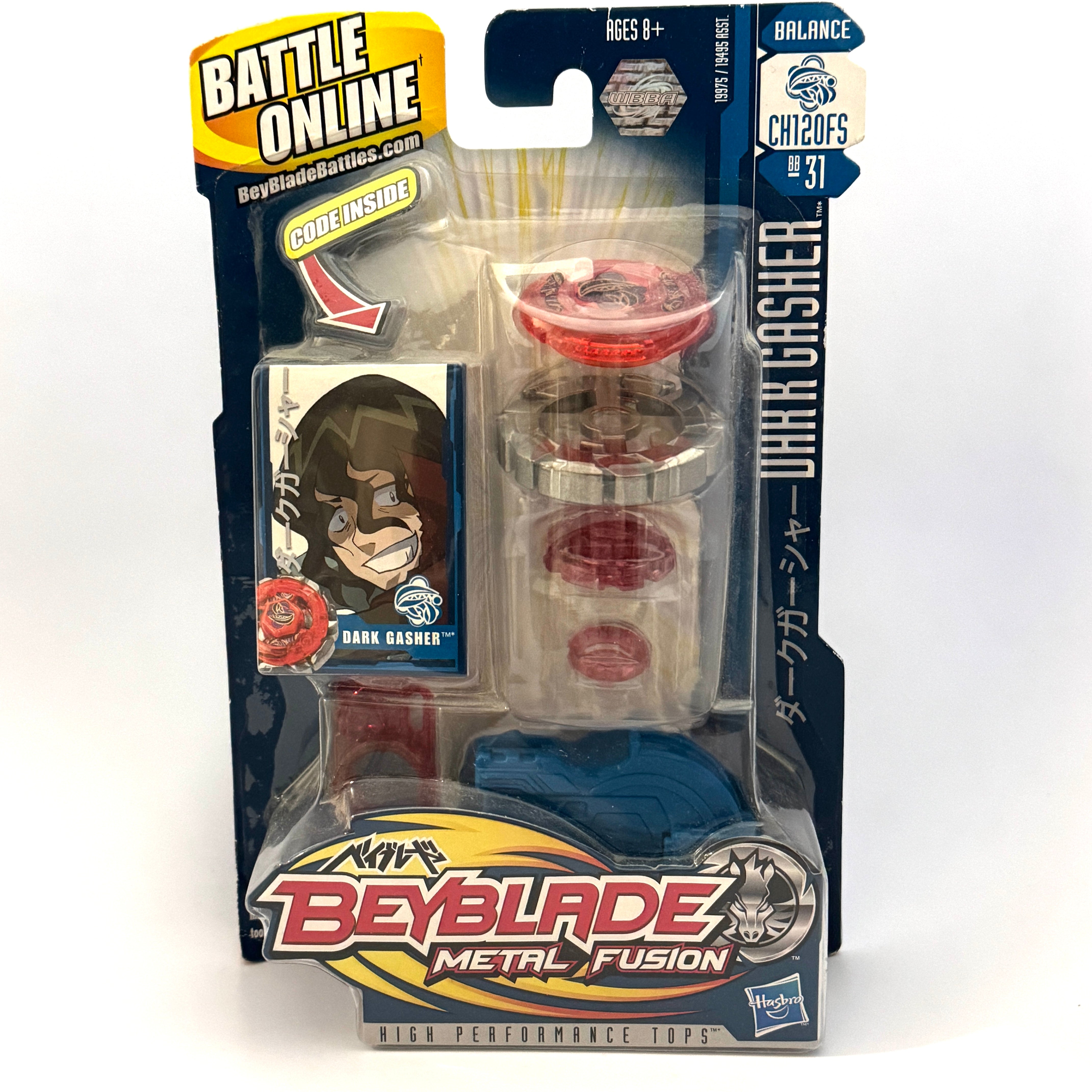 Beyblade Metal Fusion Dark Gasher CH120FS BB-31 by Hasbro