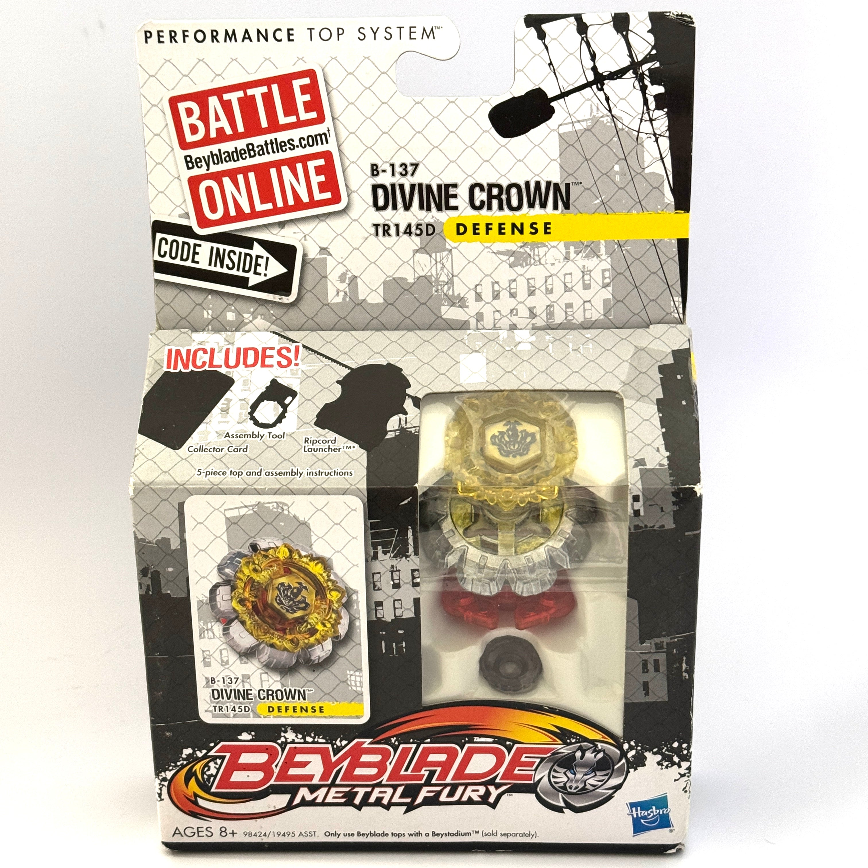 B-137 Hasbro Metal Fury Divine Crown TR145D Defense