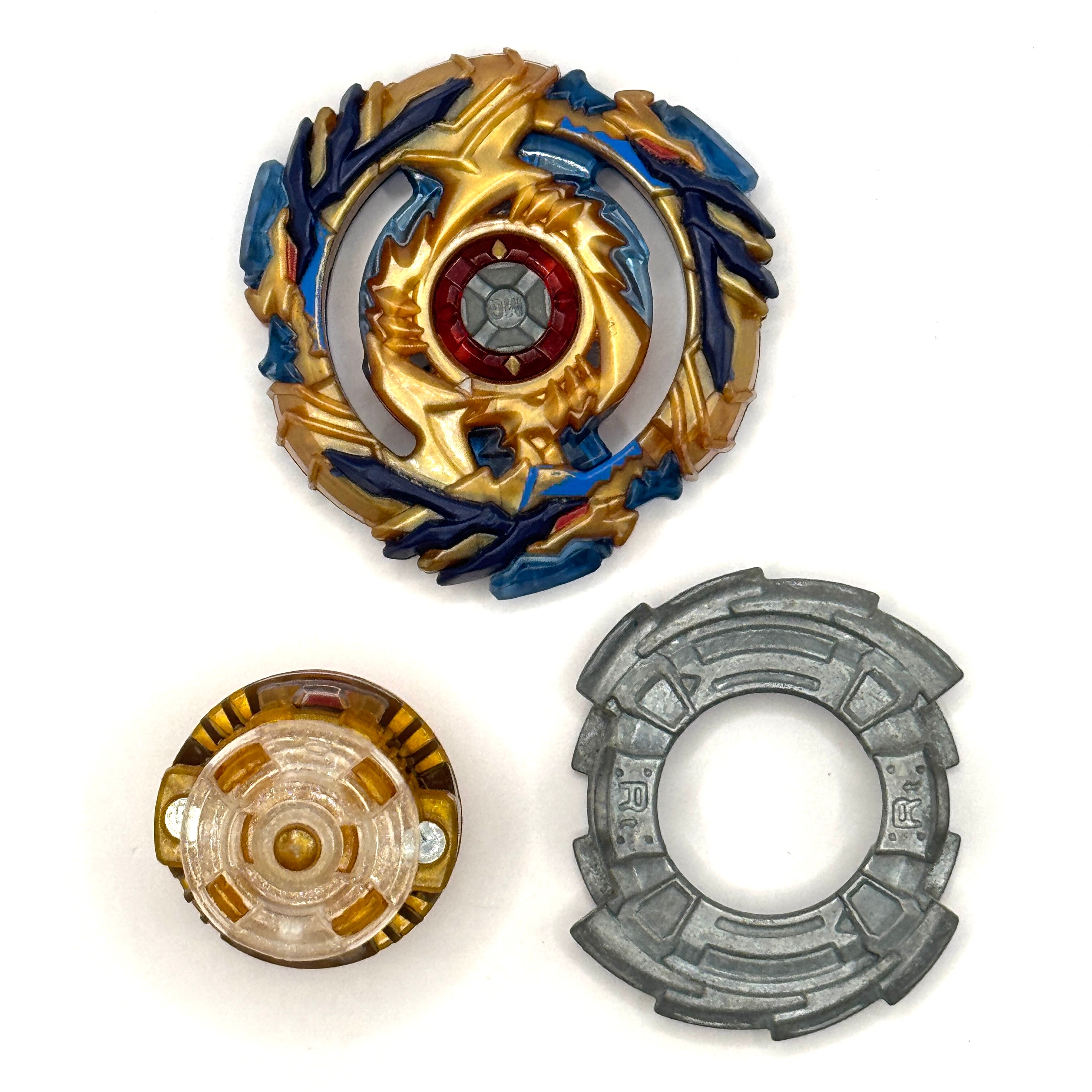 Takara Tomy Drain Fafnir Burst Beyblade B-79 Pre-Owned Custom #1 (Doesn't Have Original Face Piece)