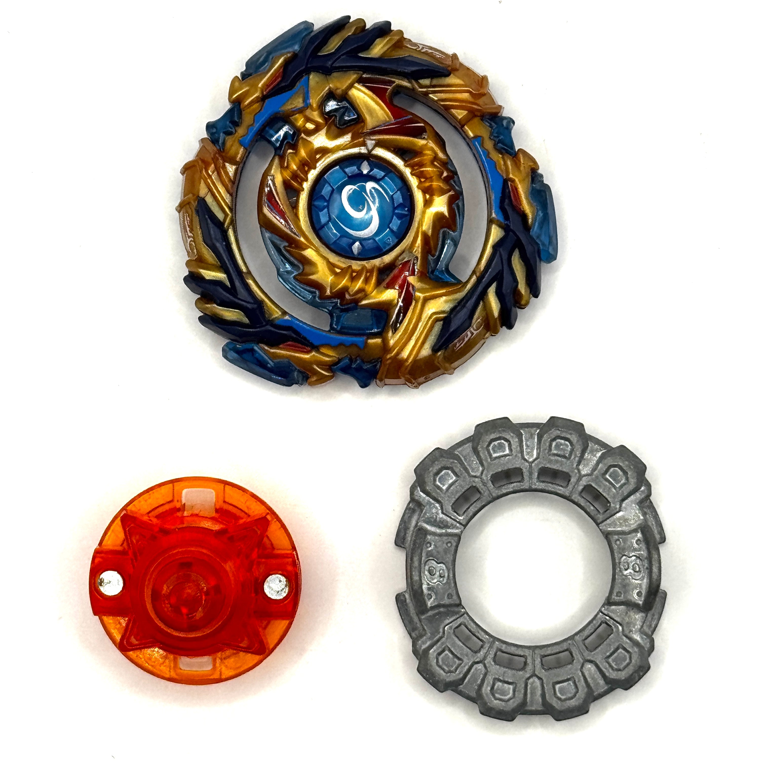 Takara Tomy Drain Fafnir .8.Nt Burst Beyblade B-79 (Pre-Owned #3) Different Center "Face" Piece