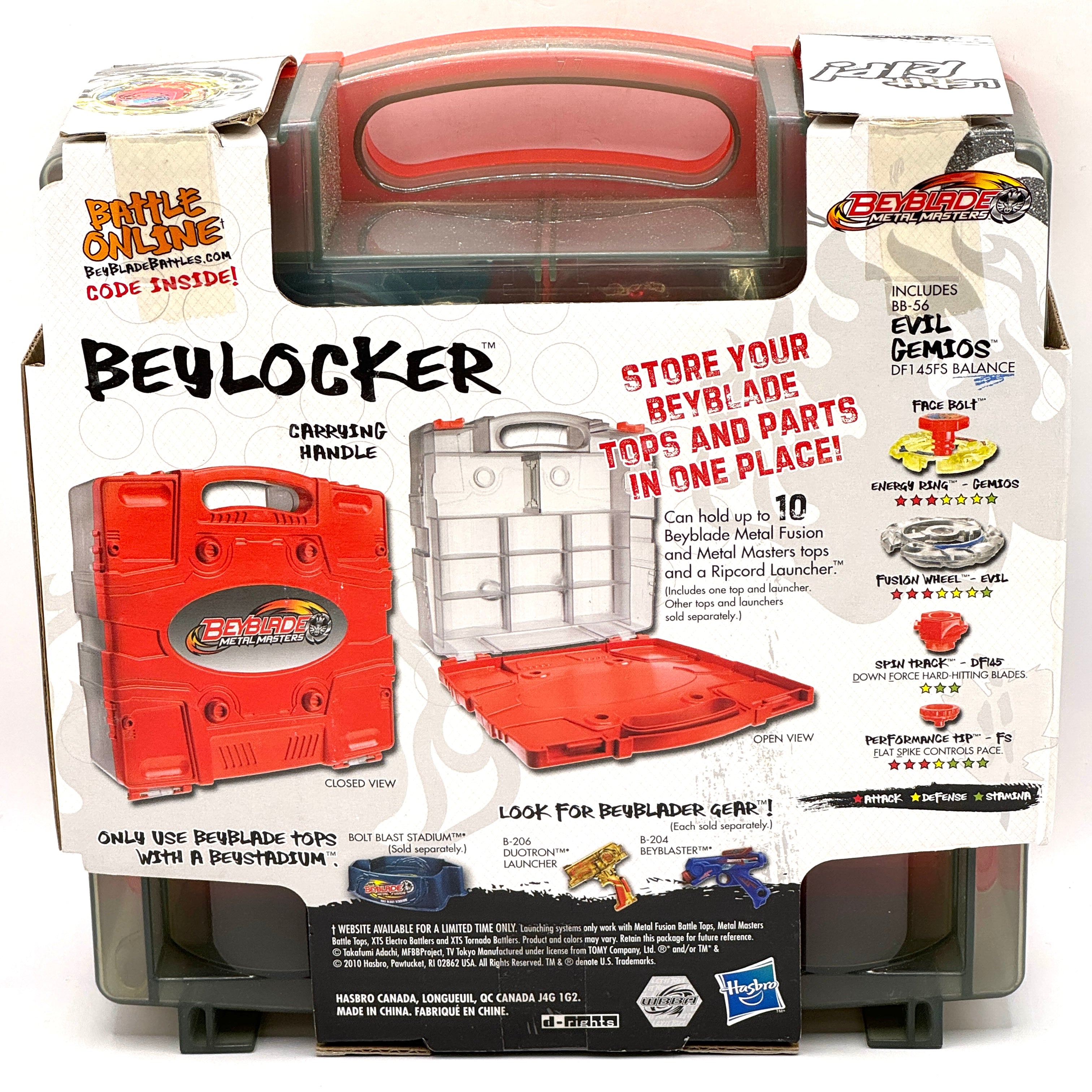 Beyblade Metal Masters Beylocker with Evil Gemios (BB-56)