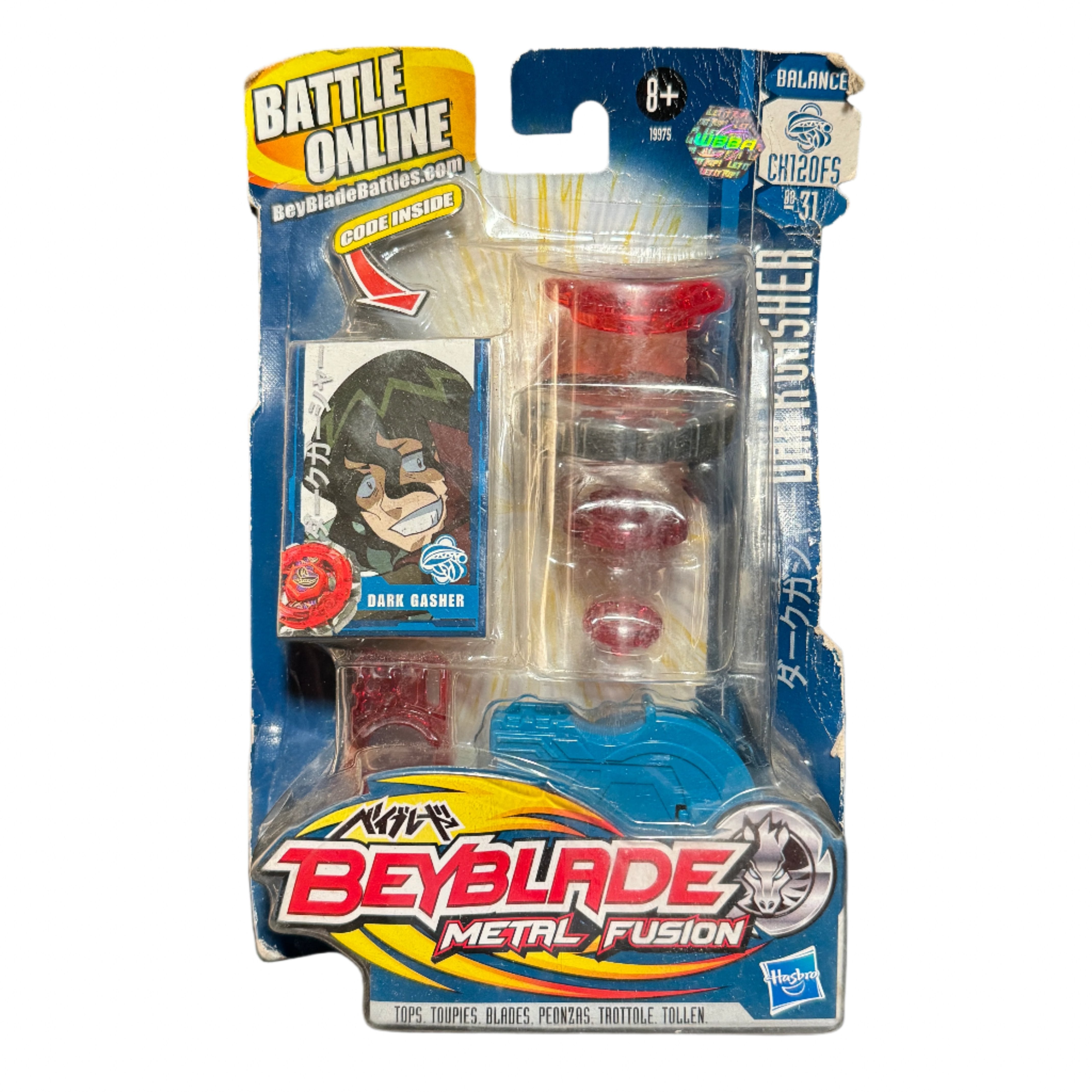 Beyblade Metal Fusion Dark Gasher CH120FS BB-31 by Hasbro