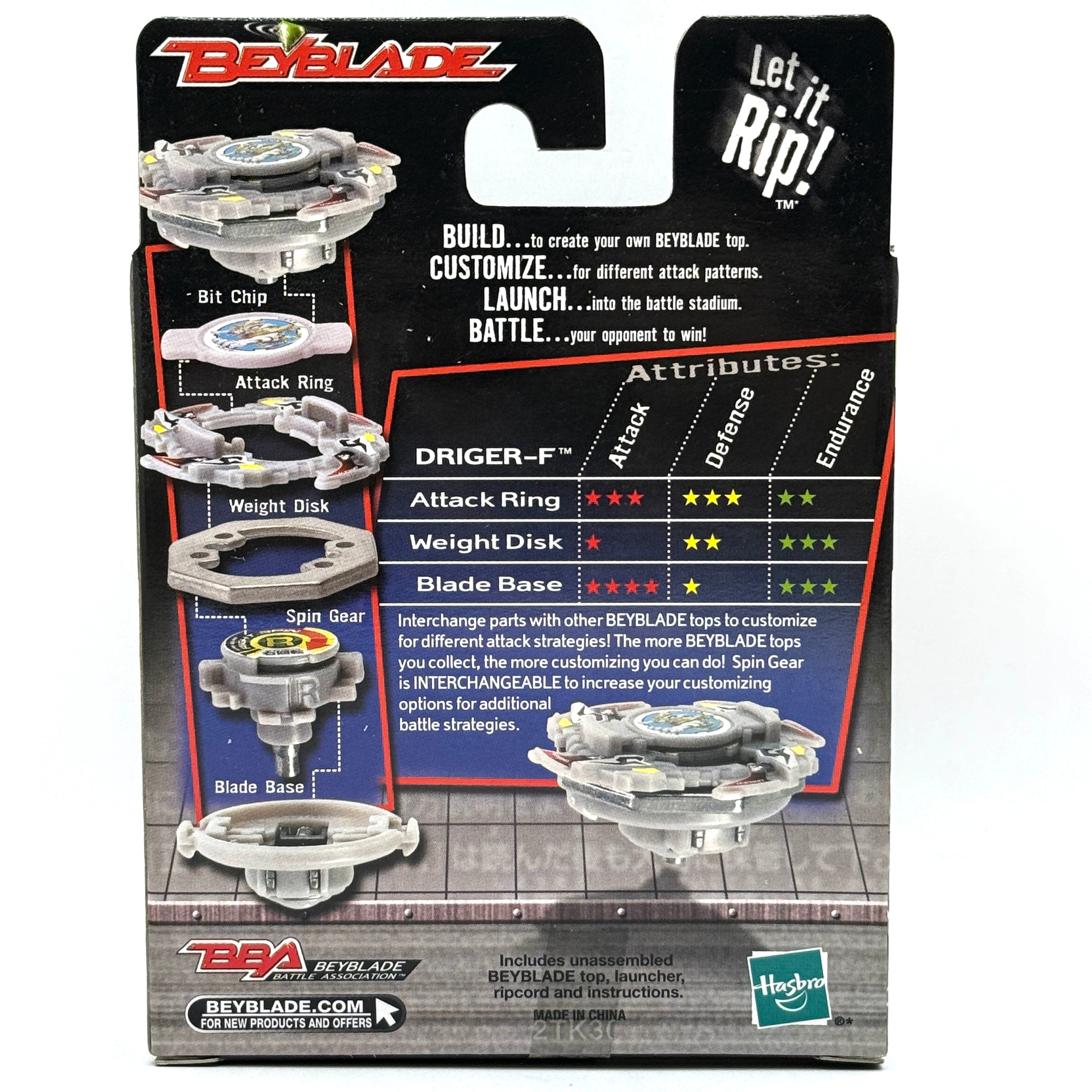 ベイブレード ドライガーF A-24 Hasbro Original A-24 Driger-F | Ray Kon's Beyblade | Collector's Top
