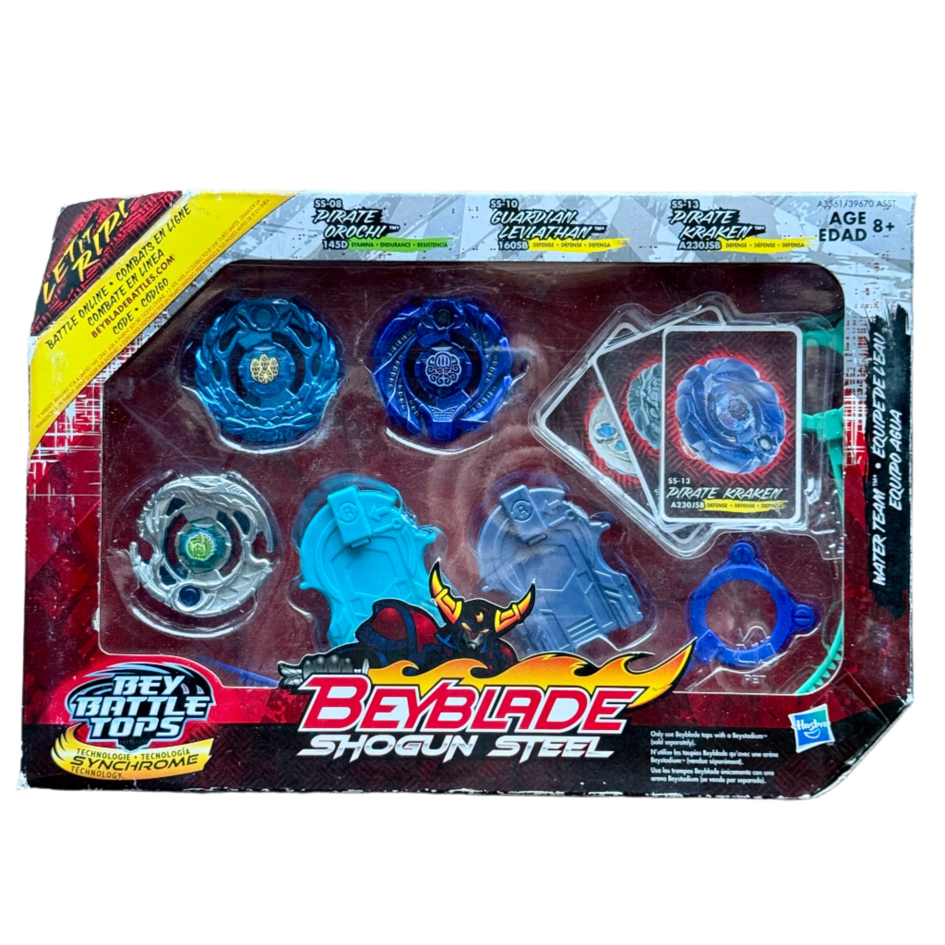 Beyblade Shogun Steel Water Team Set (SS-08, SS-10, SS-13)