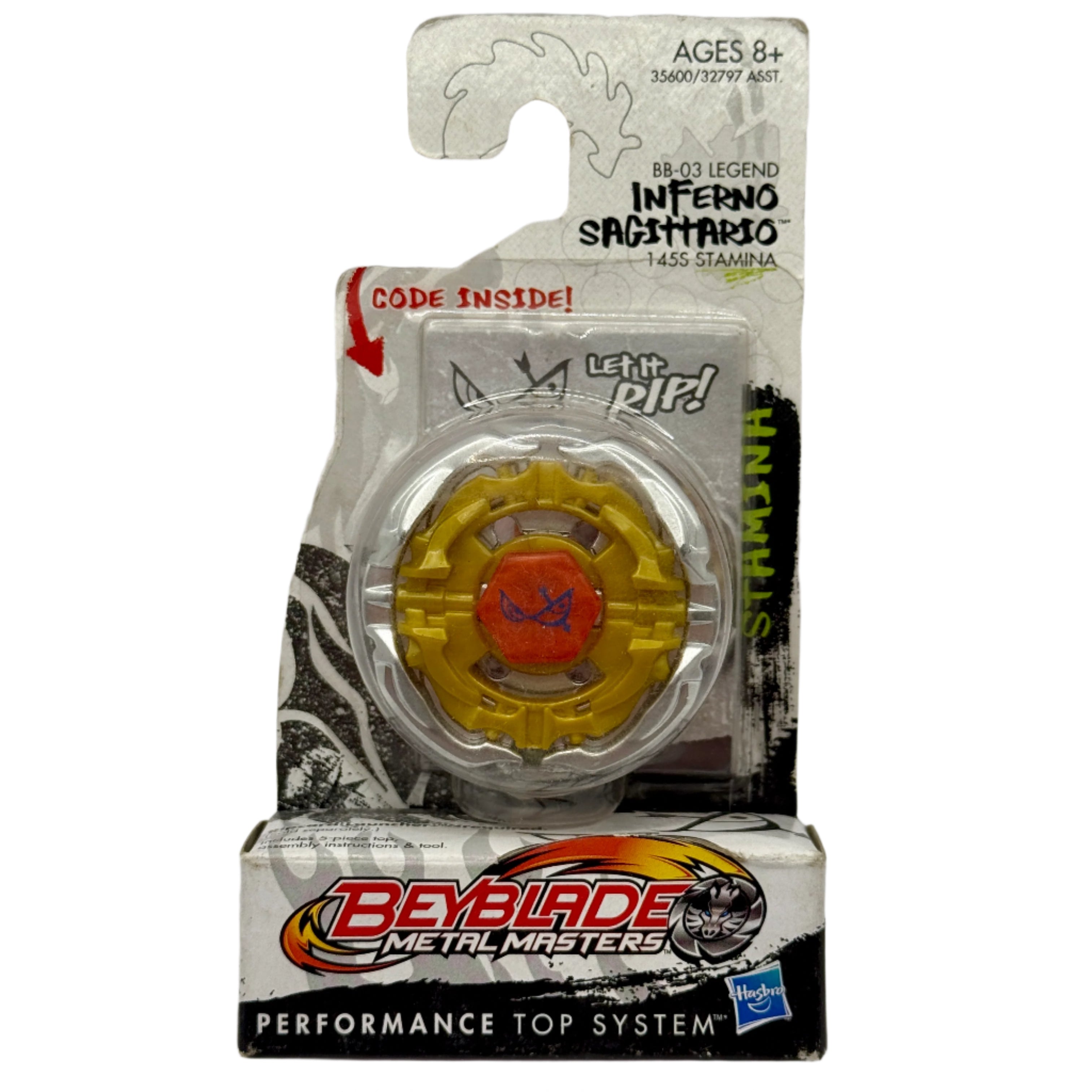 Beyblade Metal Masters BB-03 Legend Inferno Sagittario 145S Stamina