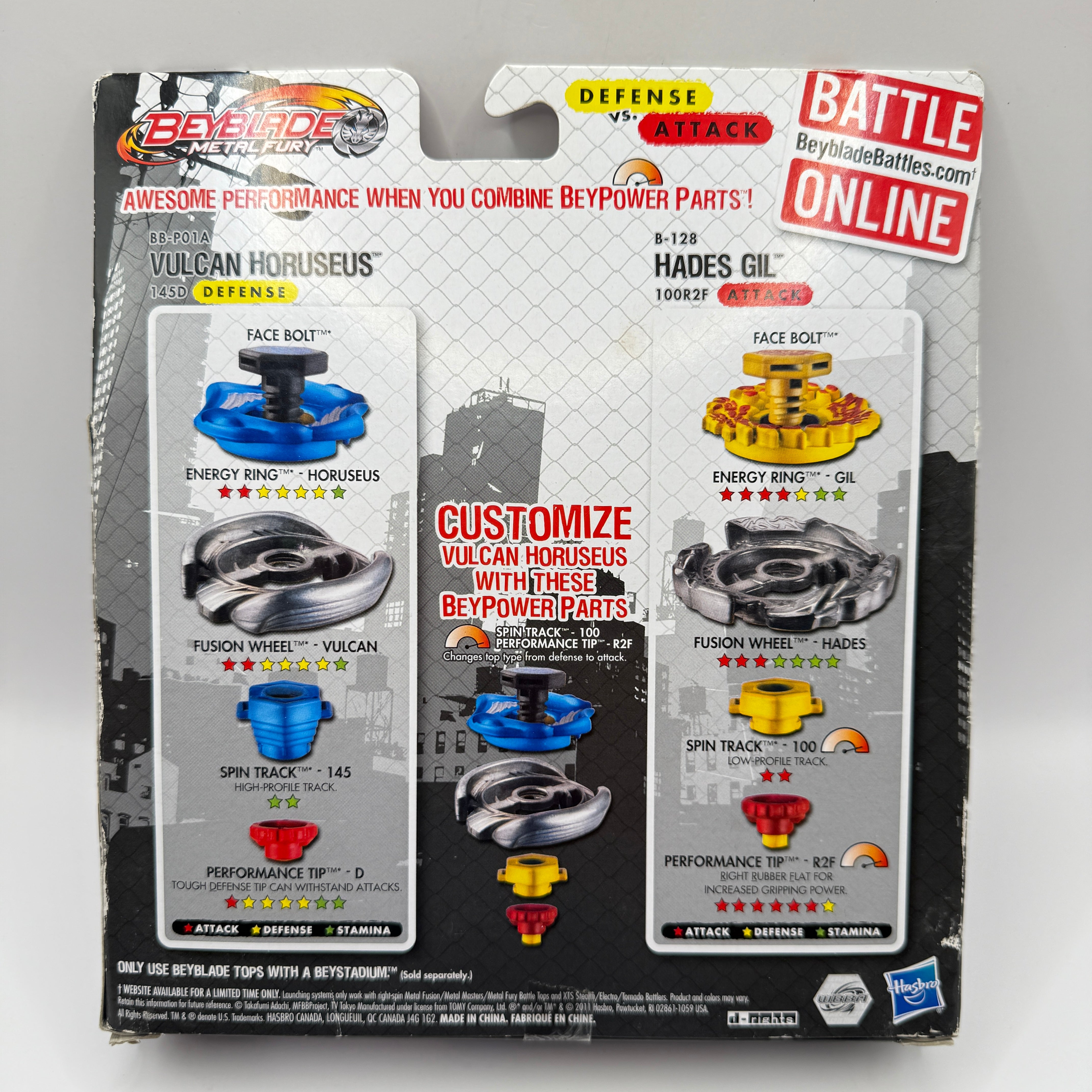 Beyblade Metal Fury: Mystic Zone 2-Pack (BB-P01A & B-128)