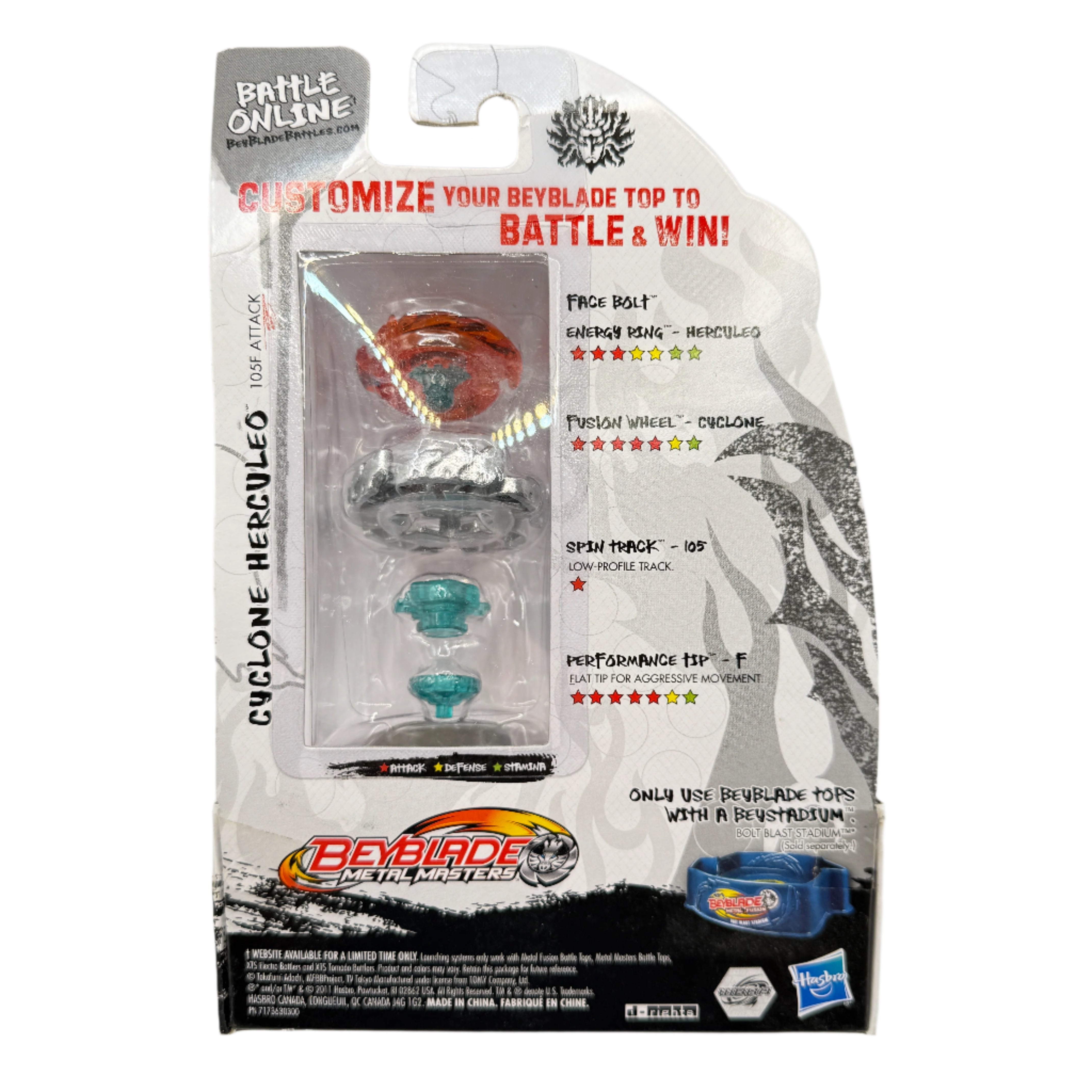 Beyblade Metal Masters: Cyclone Herculeo 105F BB-94