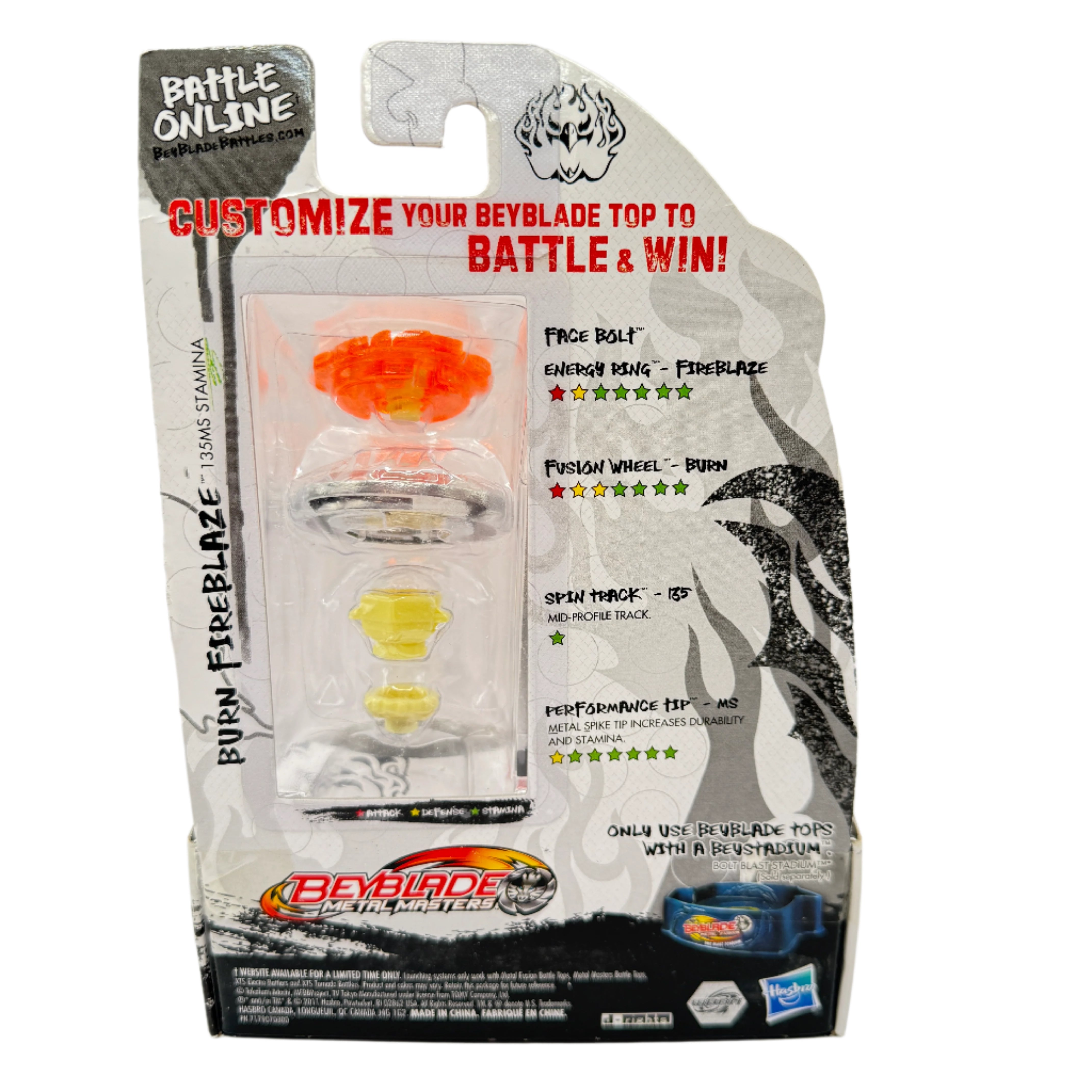 Beyblade Metal Masters: Burn Fireblaze 135MS BB-59