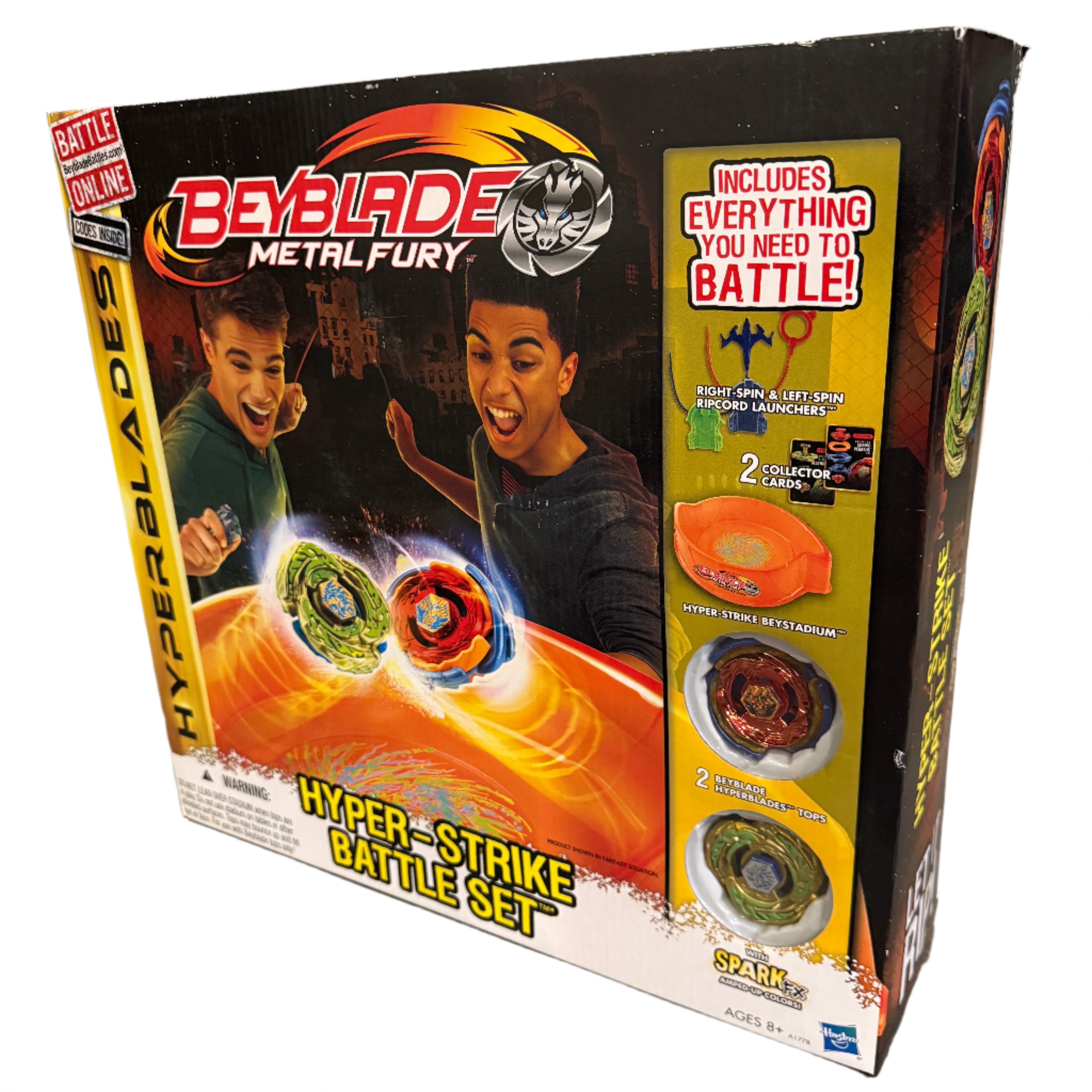 Beyblade Metal Fury Hyper-Strike Stadium Set – Cosmic Pegasus vs. L-Drago Destructor