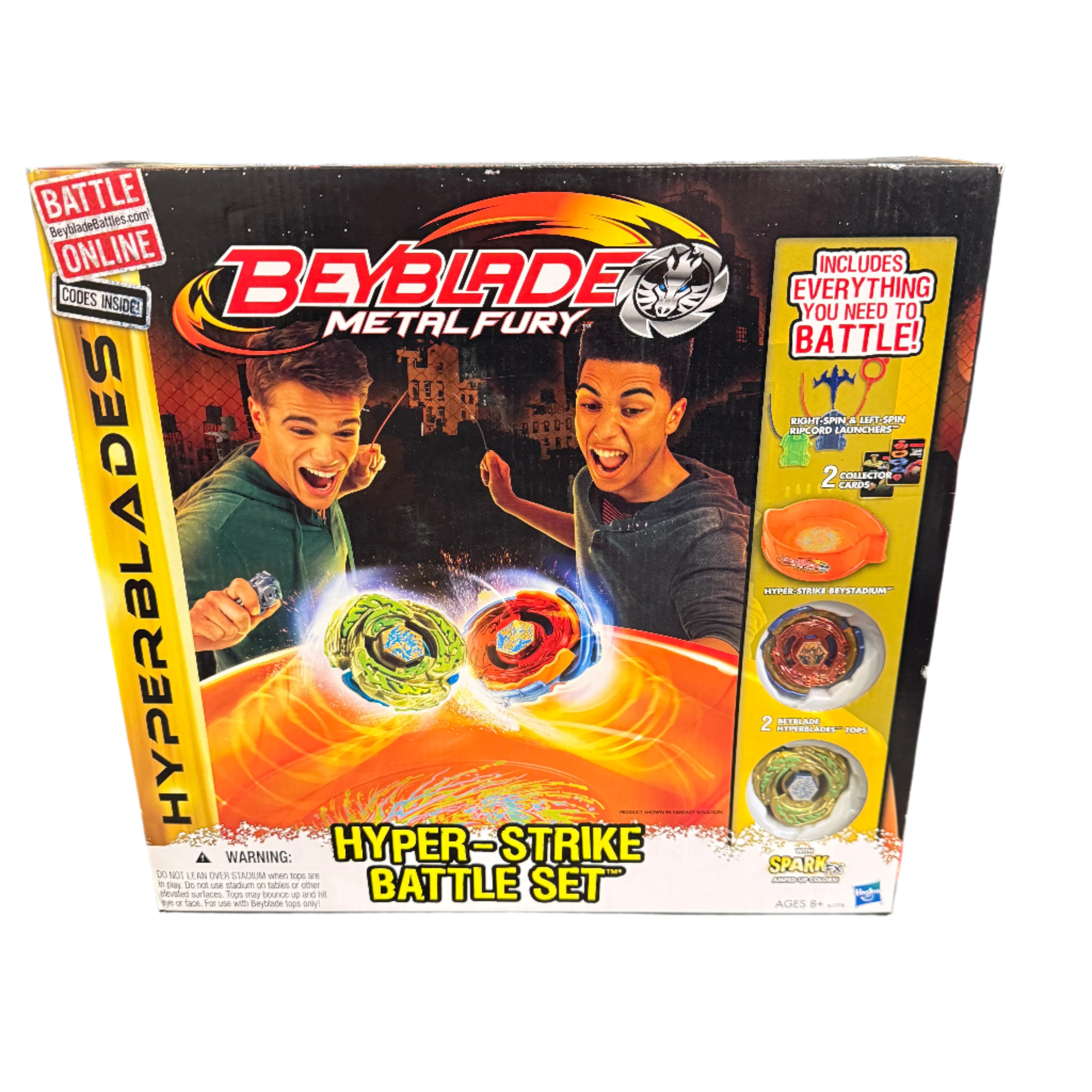 Beyblade Metal Fury Hyper-Strike Stadium Set – Cosmic Pegasus vs. L-Drago Destructor