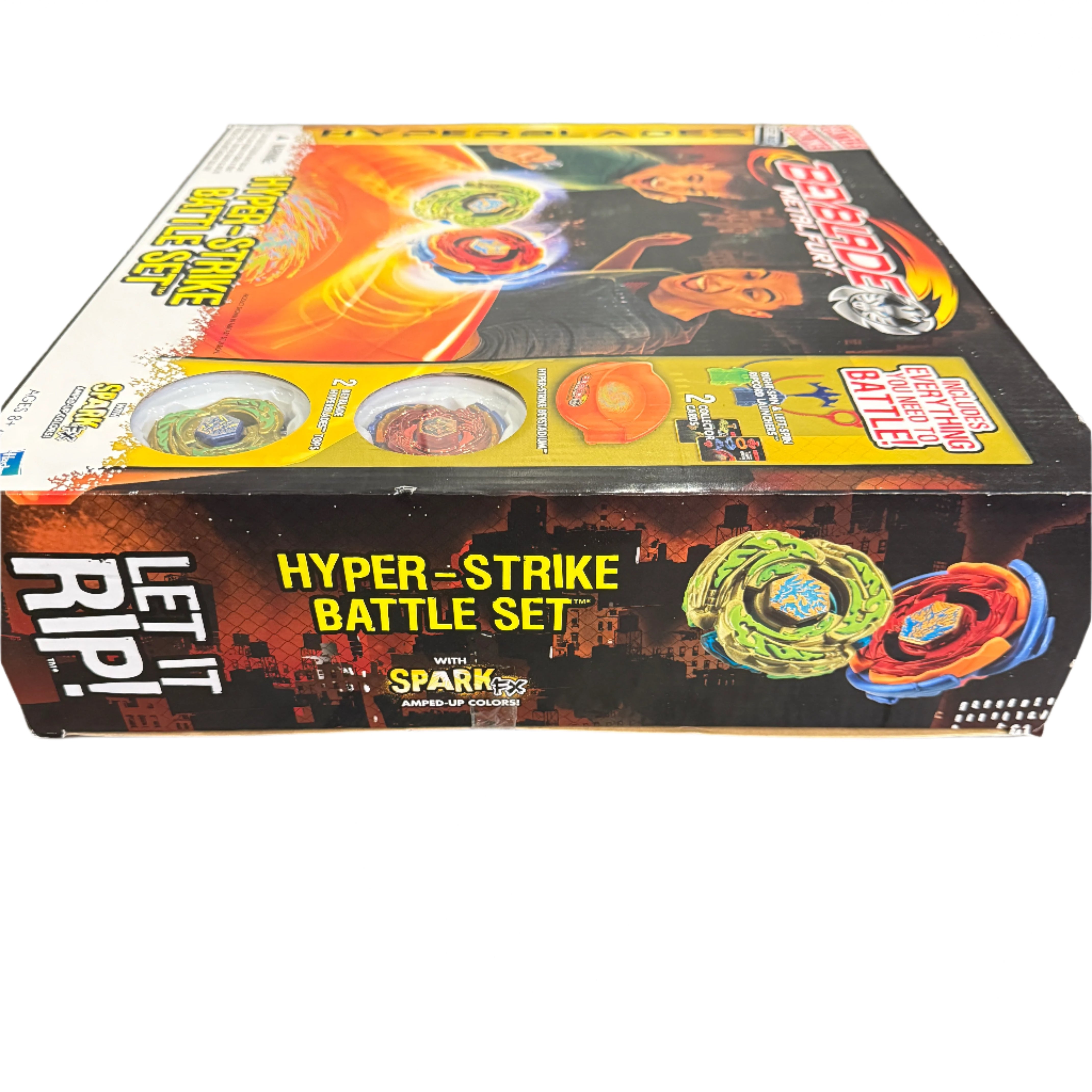 Beyblade Metal Fury Hyper-Strike Stadium Set – Cosmic Pegasus vs. L-Drago Destructor