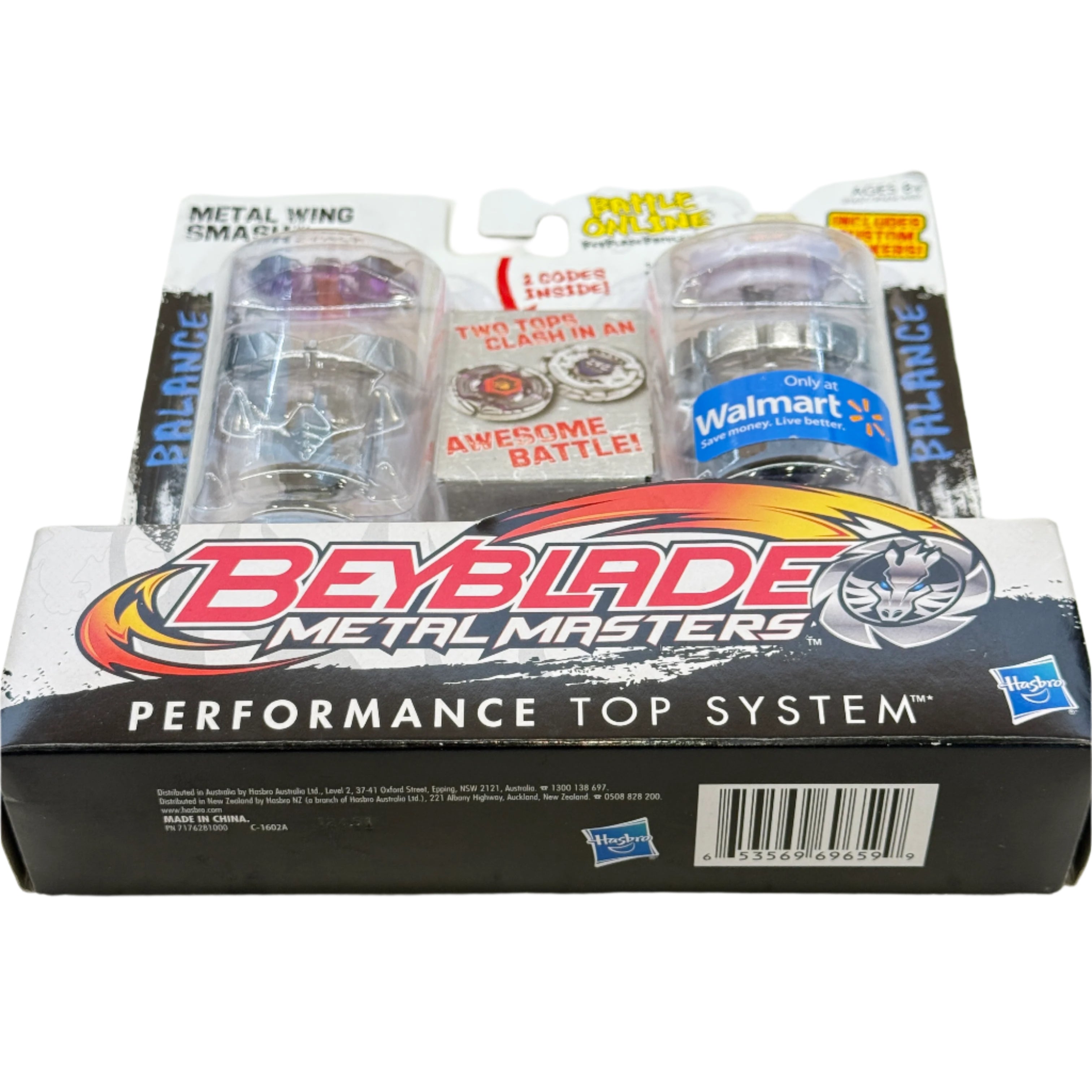 Beyblade Metal Masters Metal Wing Smash 2-Pack (Earth Eagle & Dark Libra)