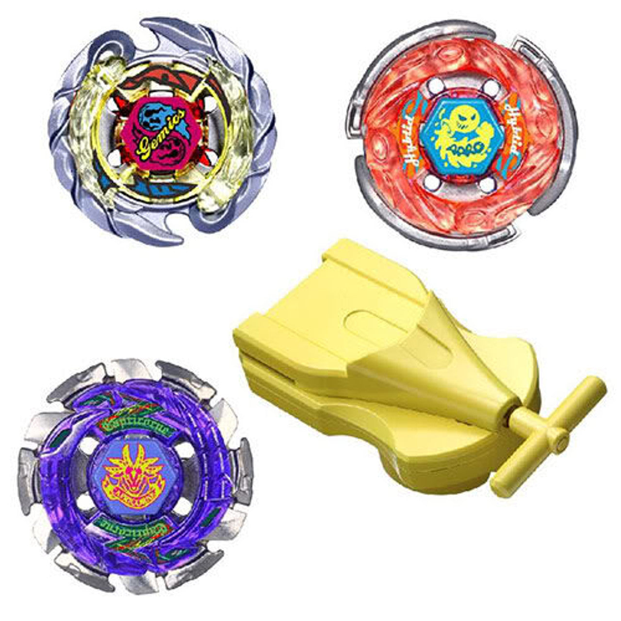 Metal Fusion Beyblade Hybrid Wheel Custom Set Attack & Balance BB-56 Takara Tomy