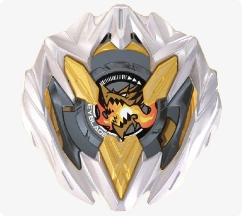 UX-00 Beyblade X White Dran Buster 3-70N (From Dran Deck Set)