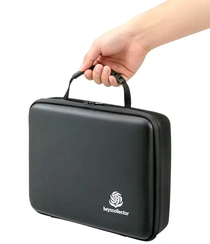 Black Beyscollector compact carrying case with carry handle
