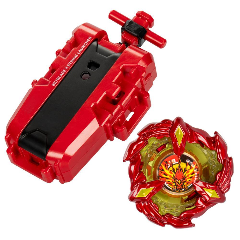 Beyblade X Soar Phoenix 9-60GF Deluxe String Launcher Set with Right-Spin