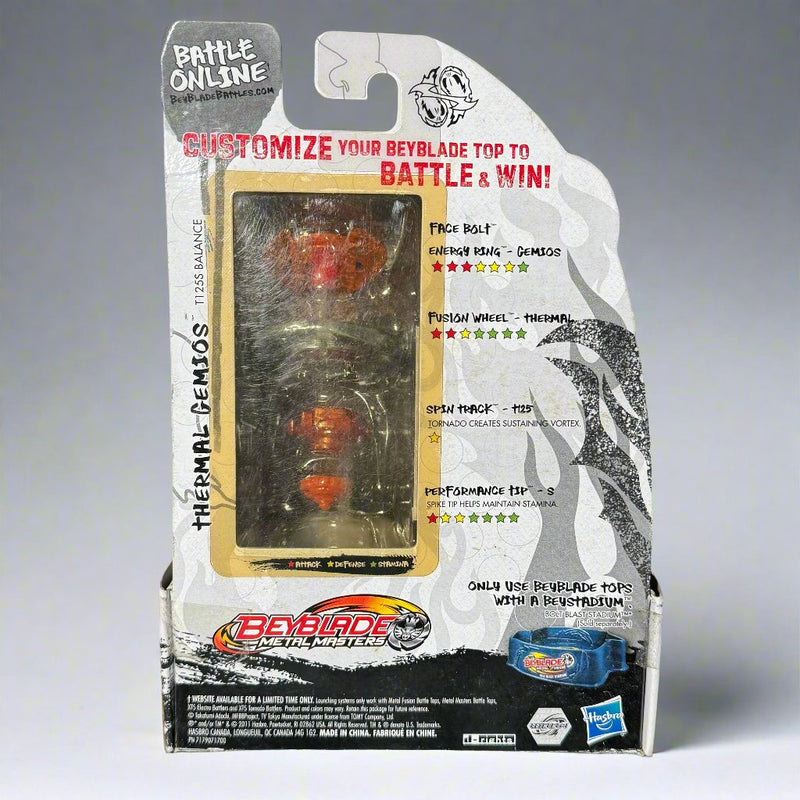 Thermal Gemios T125S Metal Masters Beyblade B-119 by Hasbro