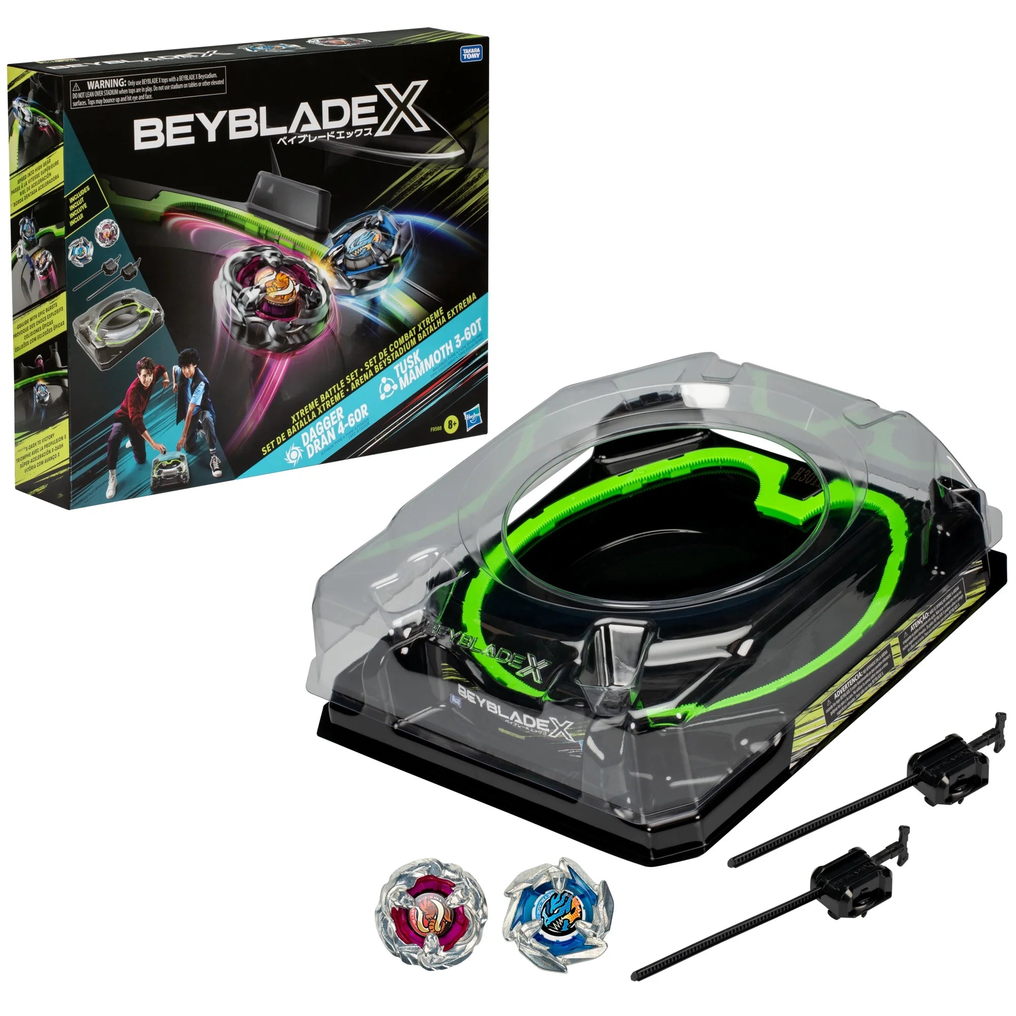 Beyblade X Xtreme Battle Set with BeyStadium by Hasbro