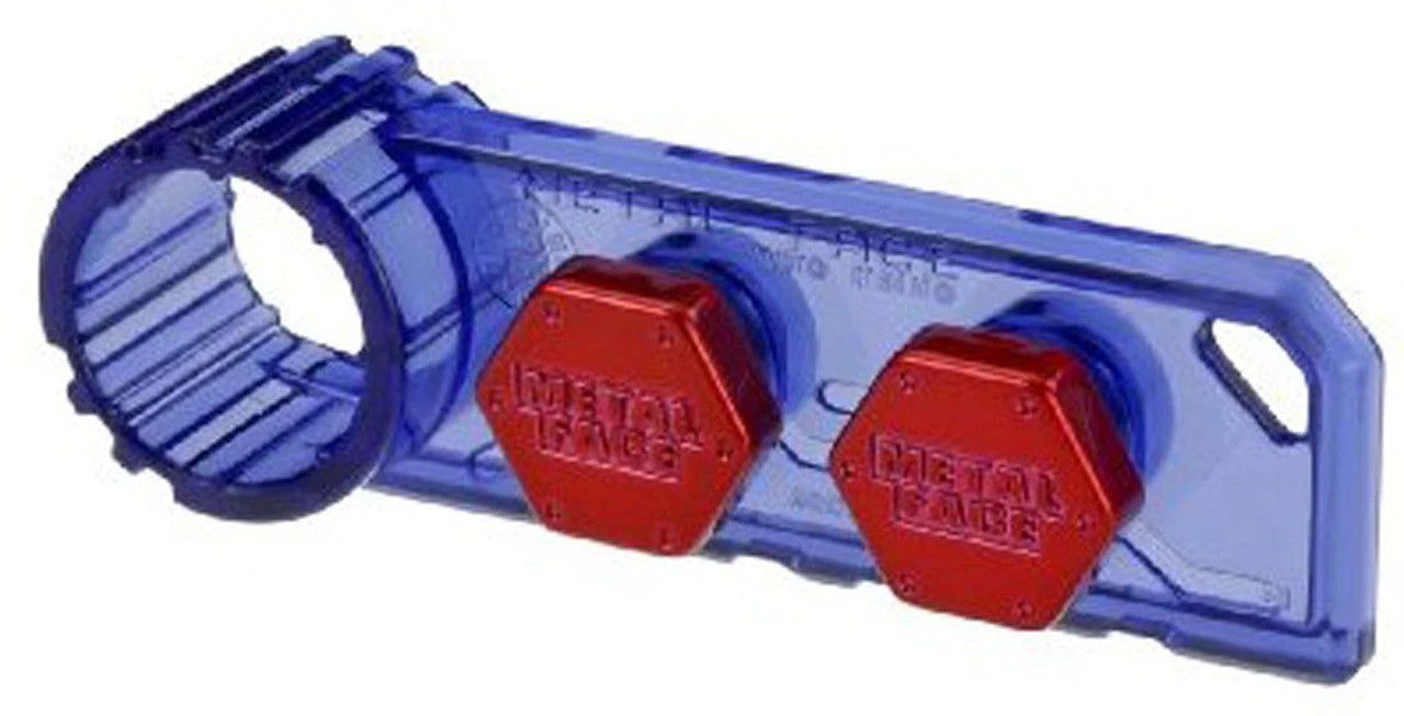 Beyblade Metal Face Bolt Custom Ver. (Blue / Red) BB-66 Takara Tomy