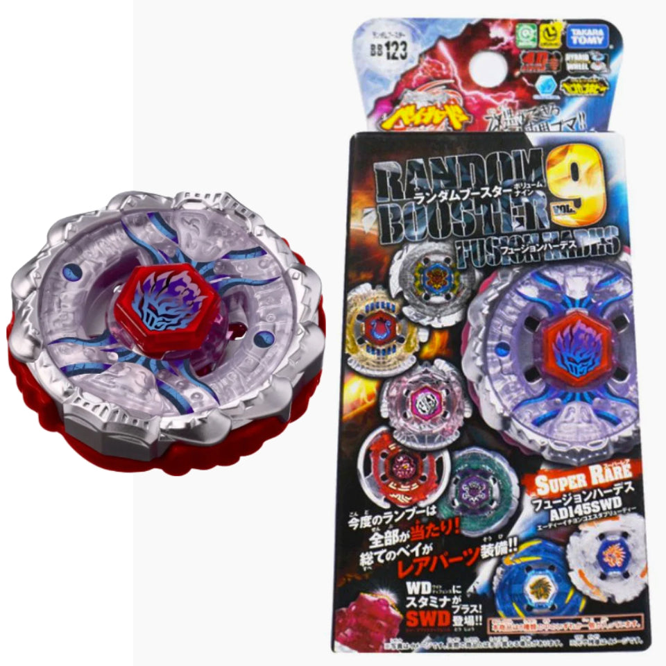 Fusion Hades AD145SWD Metal Fury Beyblade BB-123 Takara Tomy 2012