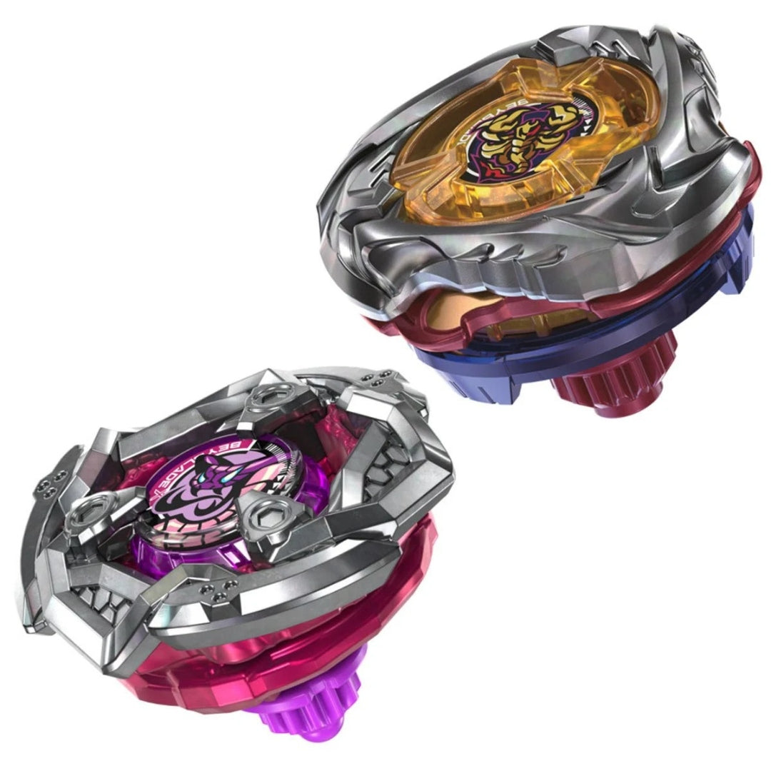 Tail Viper and Spear Scorpio tops angled view