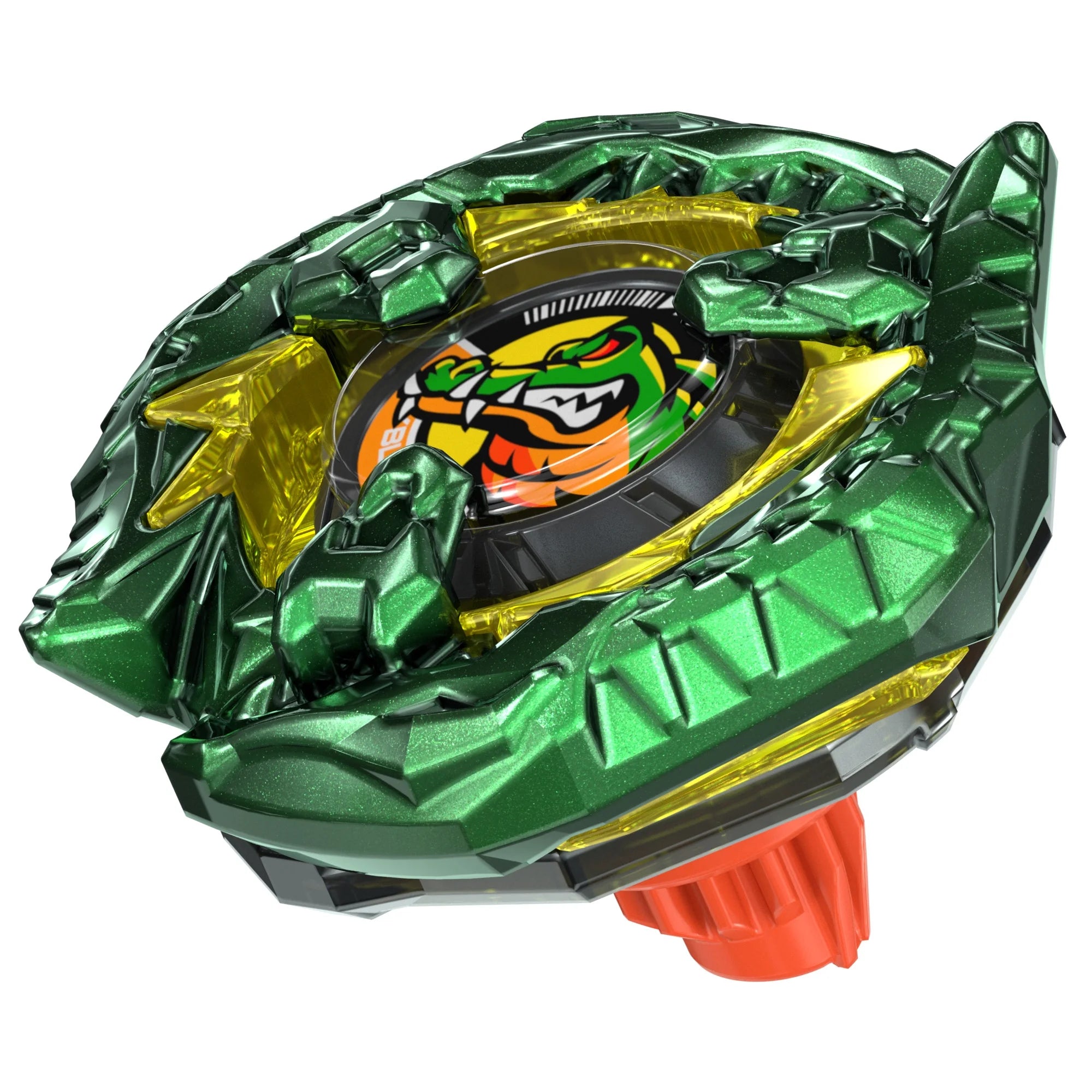 Hasbro Beyblade X Bite Croc 2-60Q W/ Deluxe String Launcher & Custom Grip Set