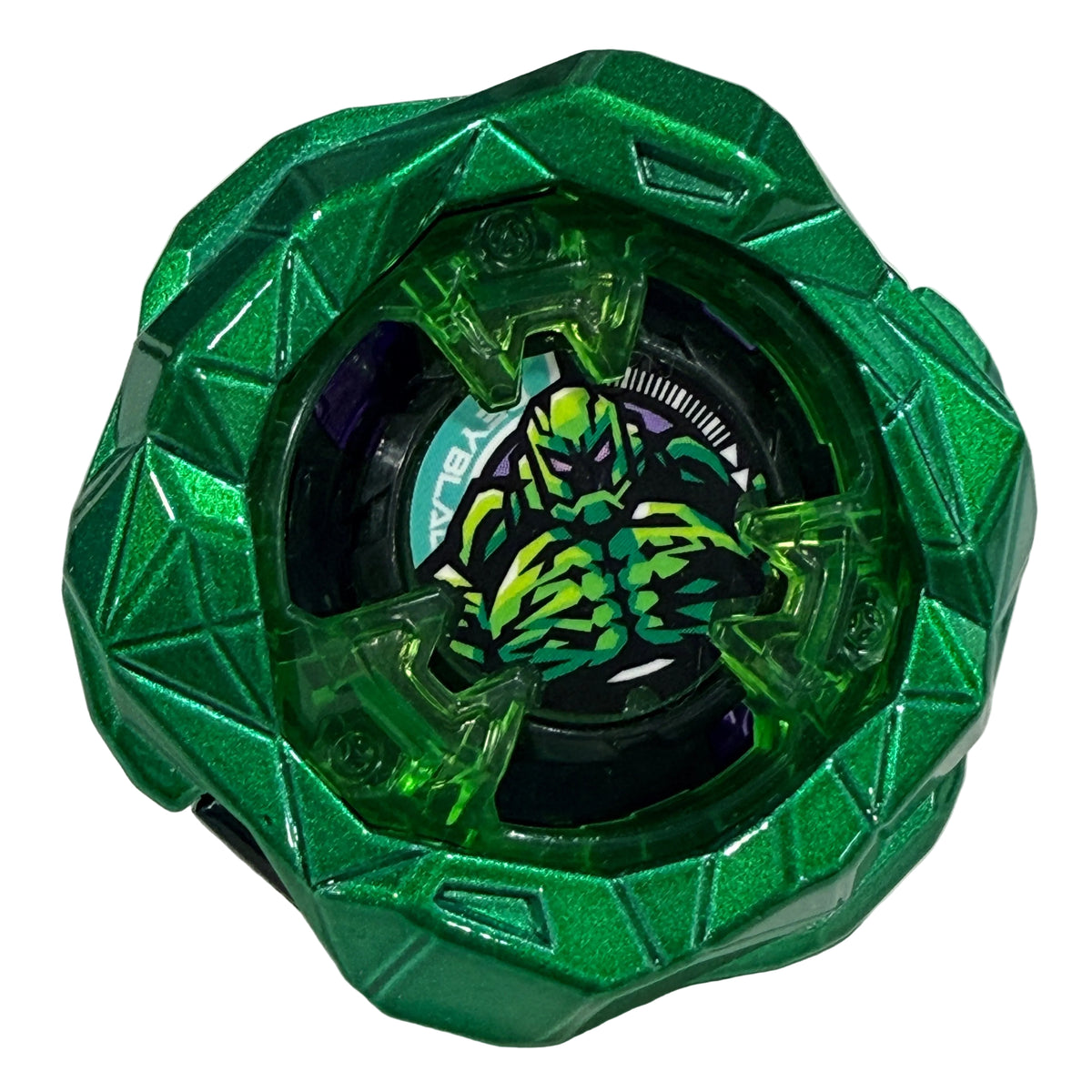 Pre-owned Takara Tomy Beyblade X Golem Rock Metal Coat Green CX-11 view 1