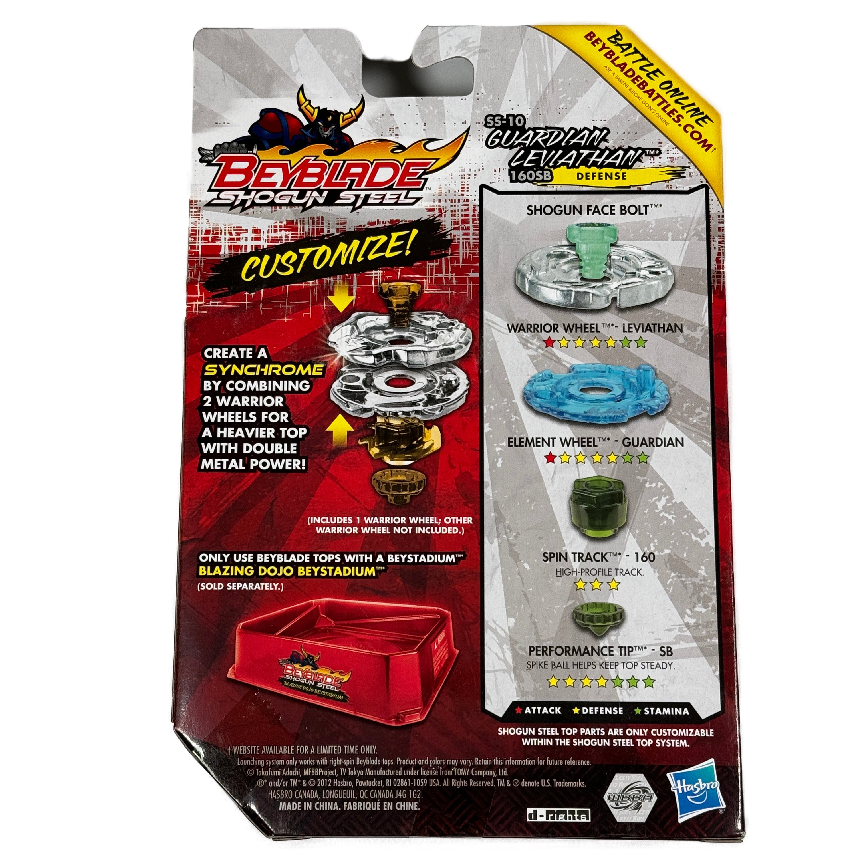 Guardian Leviathan 160SB Shogun Steel Zero-G Beyblade SS-10 Defense