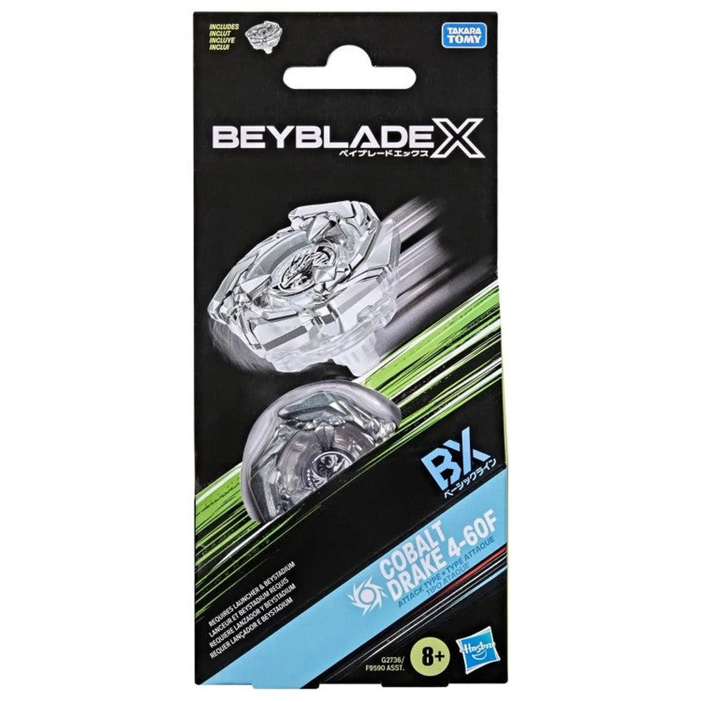 Hasbro Beyblade X Cobalt Drake 4-60F Clear Ver. G2736 package front