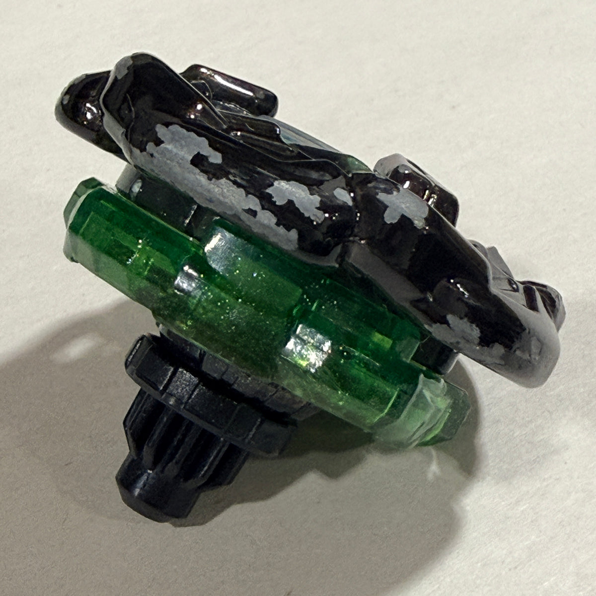 Pre-owned Takara Tomy Beyblade X BX-00 Hells Chain Metal Coat Black view 2