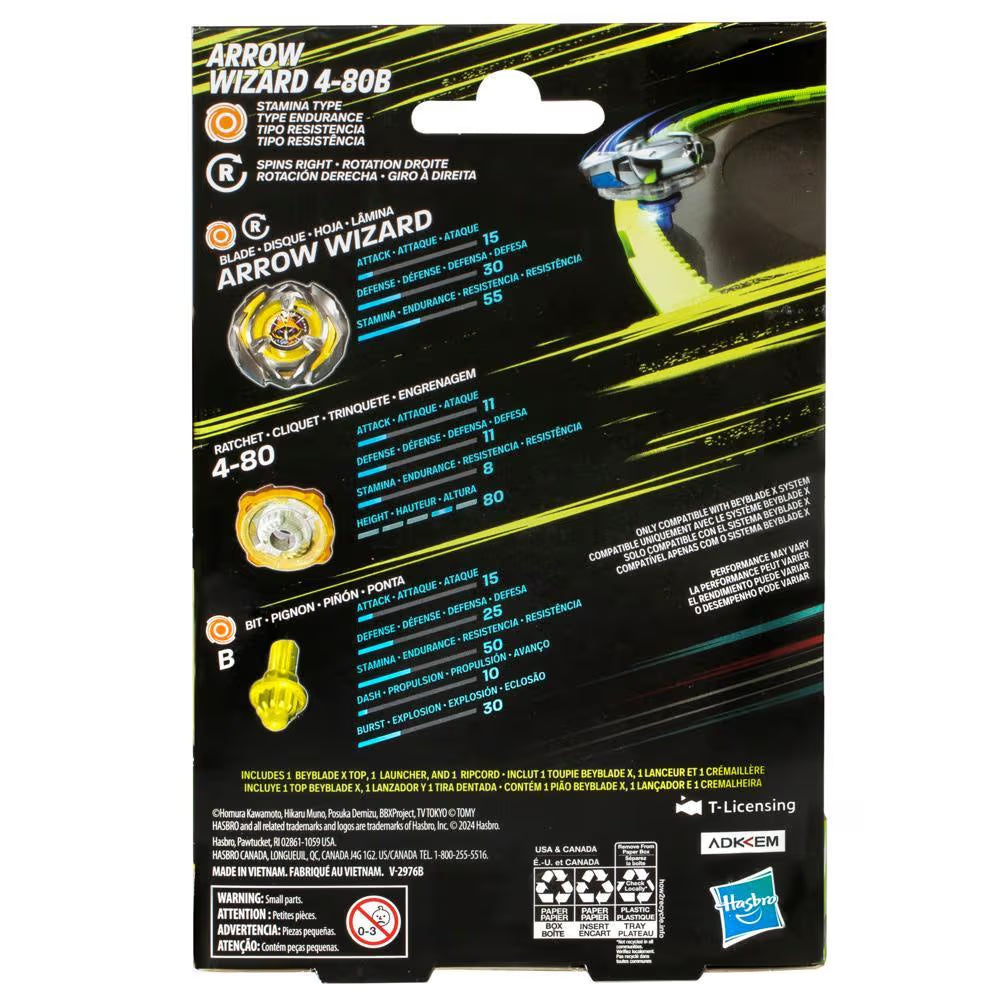 Hasbro Beyblade X Arrow Wizard 4-80O