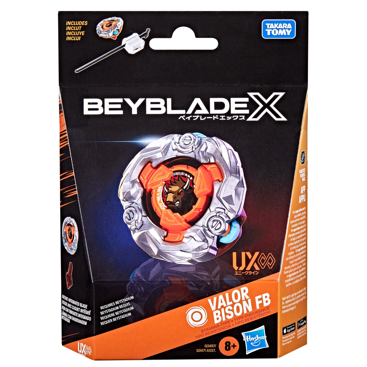 Beyblade X Valor Bison FB UX Infinity Starter Pack