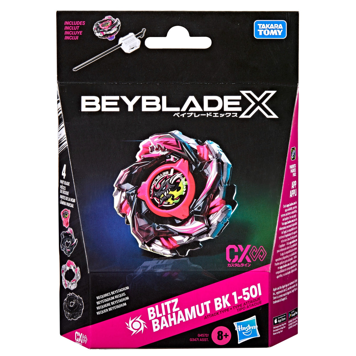 Beyblade X Blitz Bahamut BK 1-50I CX Infinity Starter Pack