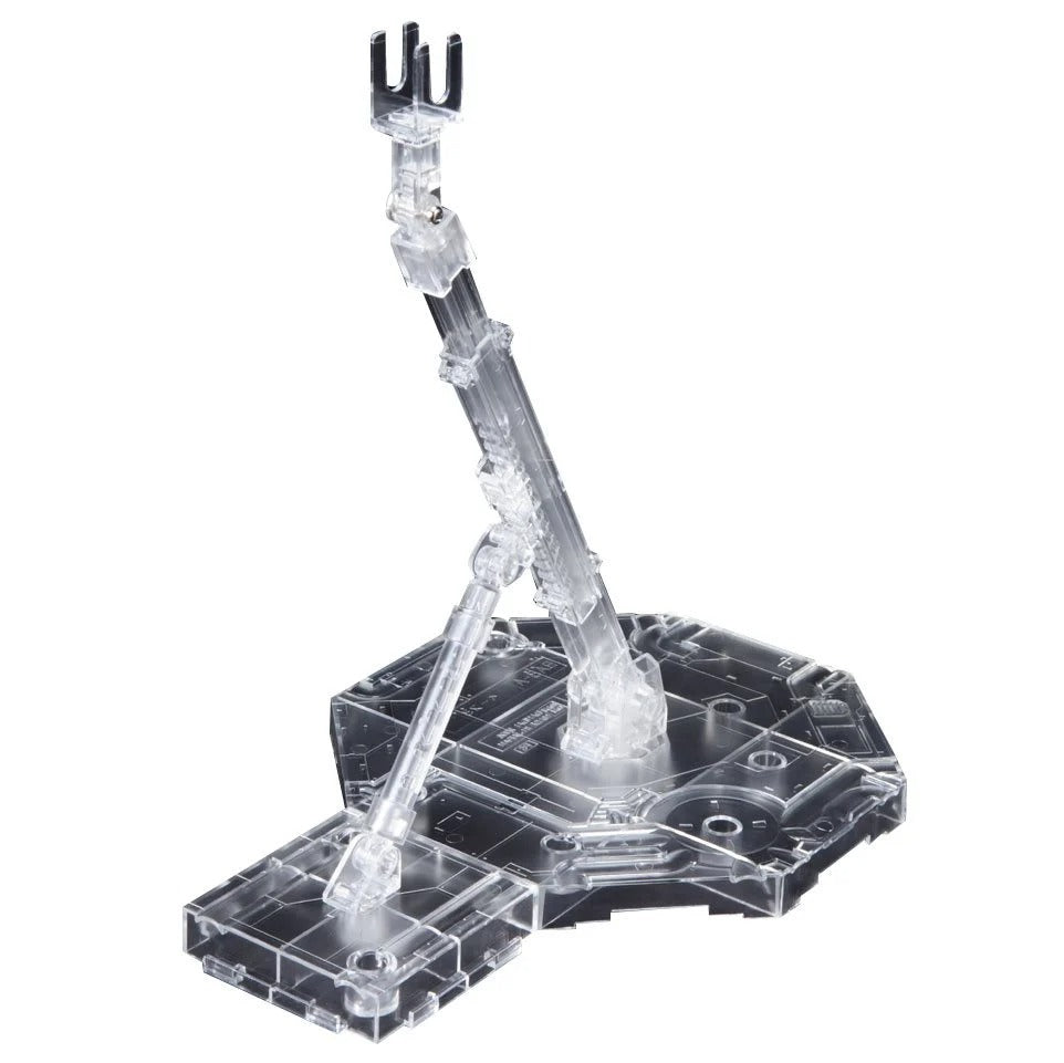 Bandai Hobby Gunpla Action Base 1 Clear 1/144 & 1/100 Scale Gundam Model Display Stand