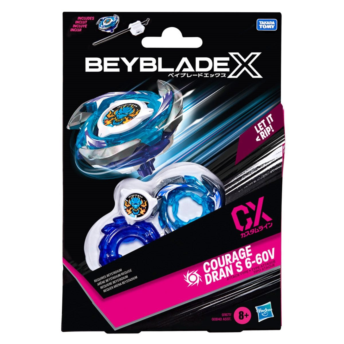Hasbro Beyblade X Courage Dran 5-60V