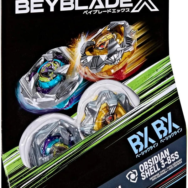 Beyblade X Dual Pack – Calibur Samurai 6-70M & Obsidian Shell 3-85S Beyblade X Dual Pack – Calibur Samurai 6-70M & Obsidian Shell 3-85S