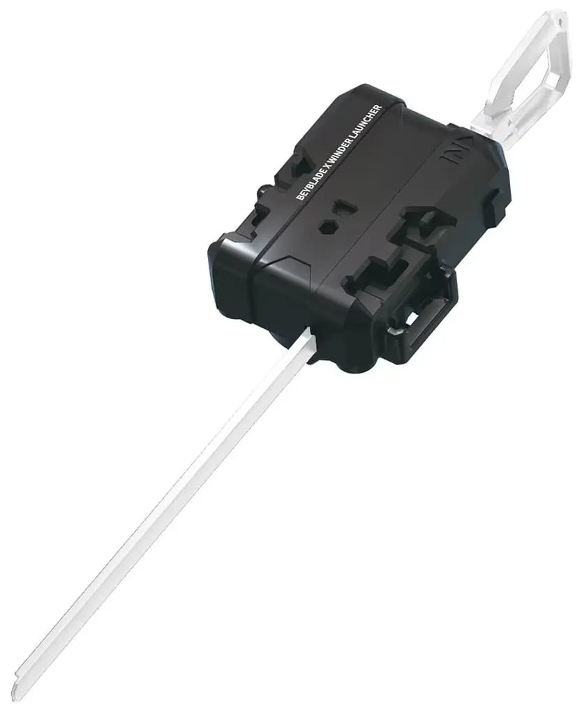 Winder Launcher (Black × White Ver.) – Beyblade X Custom Line Launcher CX-02