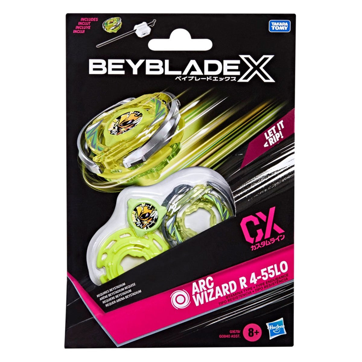Hasbro Beyblade X Arc Wizard R 4-55LO