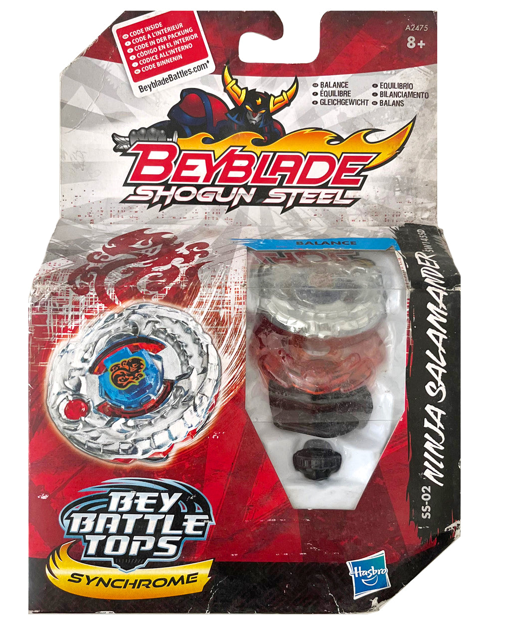 Ninja Salamander / Shinobi Saramanda SW145SD Shogun Steel Zero-G Beyblade SS-02