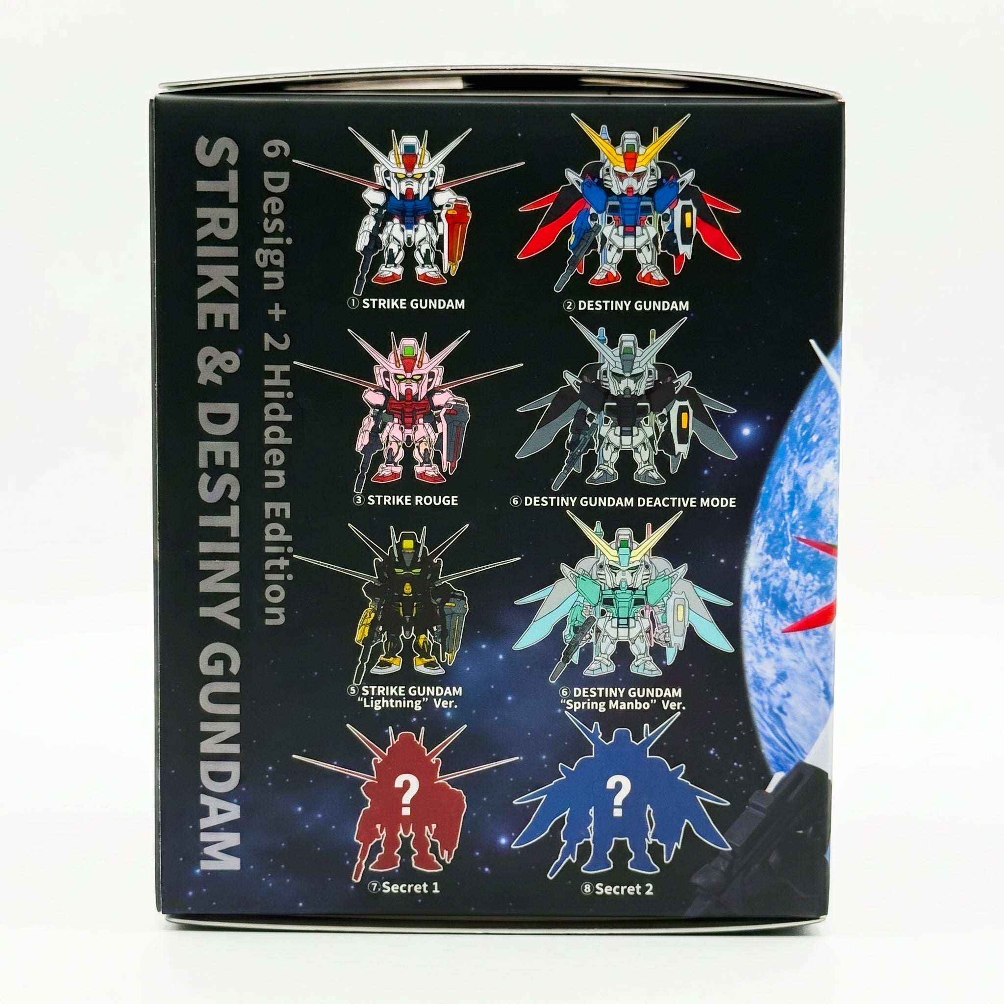 Gundam Strike & Destiny QMSV Mini Blind Box Figure (Bandai SD Gundam SEED Mystery Box)