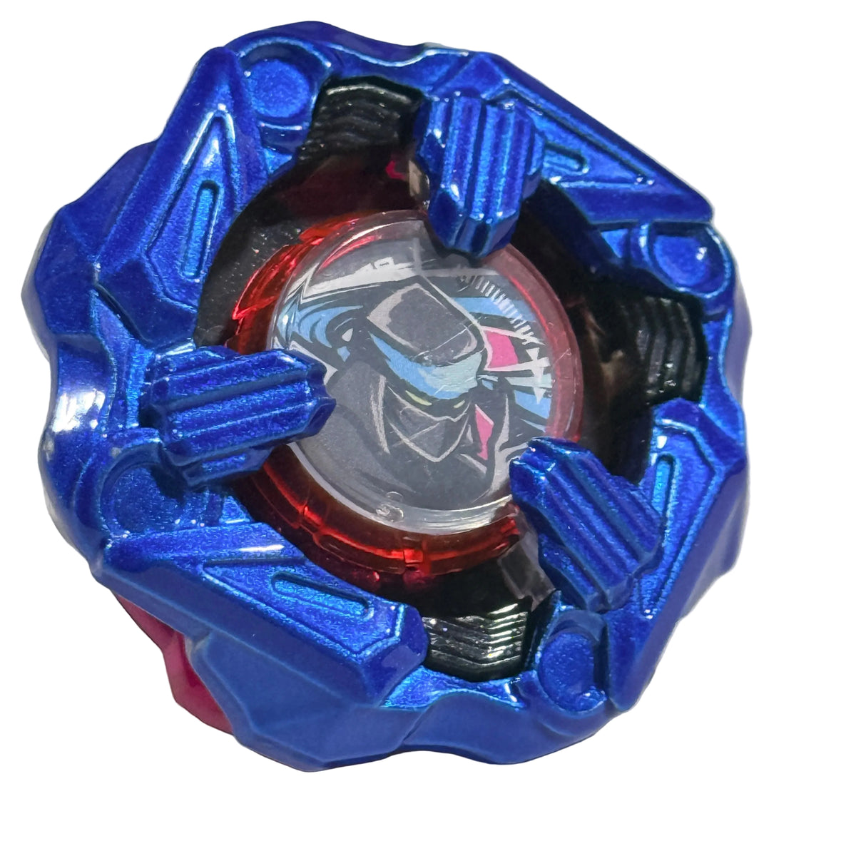 Pre-owned Takara Tomy Beyblade X Shinobi Knife Metal Coat Blue view 1