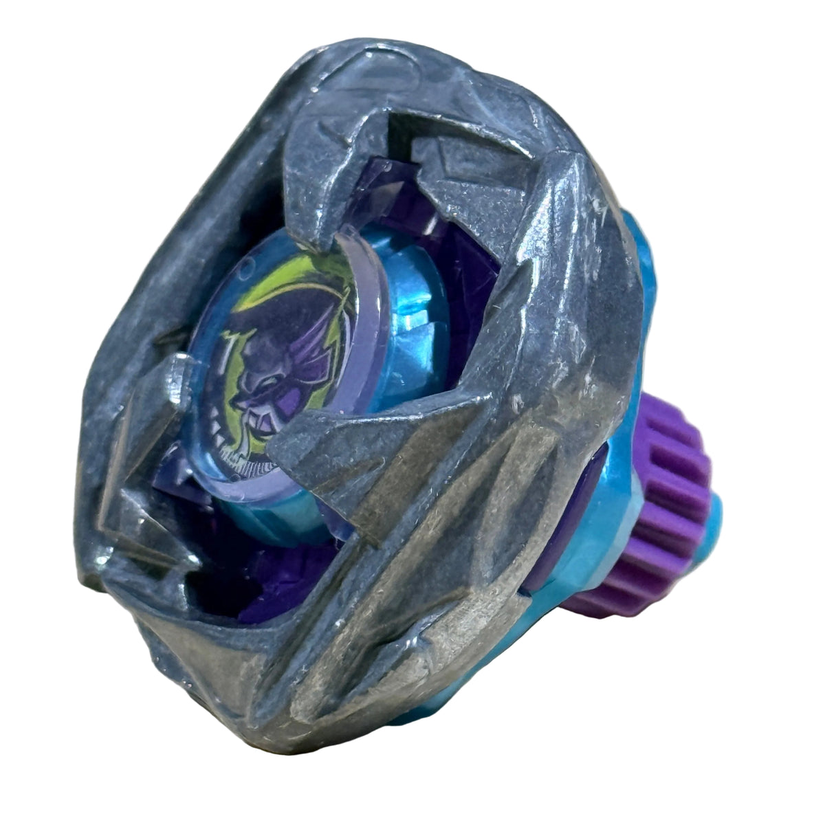 Pre-owned Takara Tomy Beyblade X BX-45 Samurai Calibur angle view