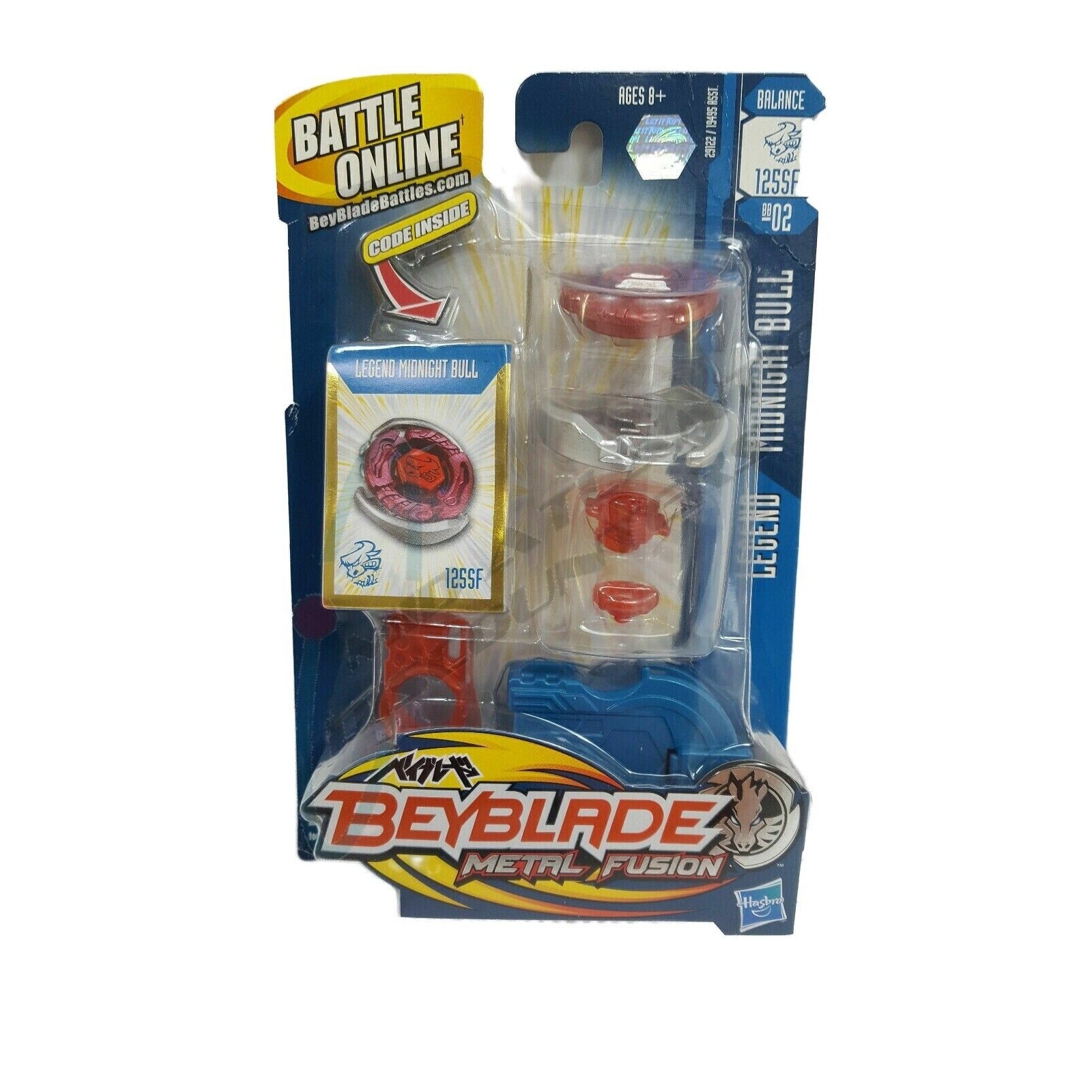 Hasbro Beyblade Metal Fusion Battle Legend Midnight Bull BB-02 125SF