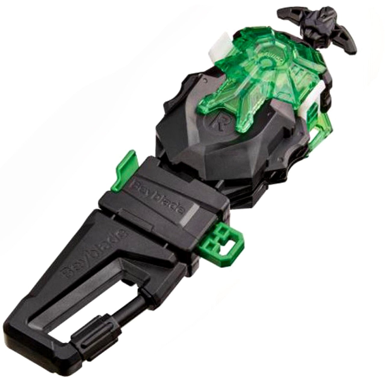 Beyblade Burst WBBA Power Custom BeyLauncher LR w/ Carabiner Grip - Cyber Edition Black B-00 / BBG-41 - BeyWarehouse