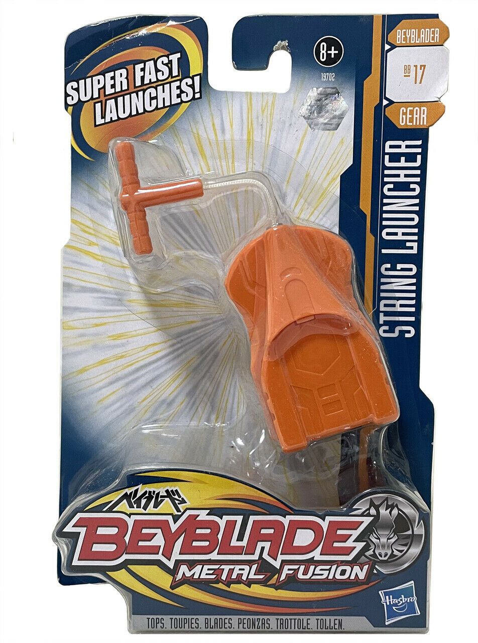 Hasbro Metal Fusion Orange Beyblade String Launcher / BeyLauncher - BeyWarehouse