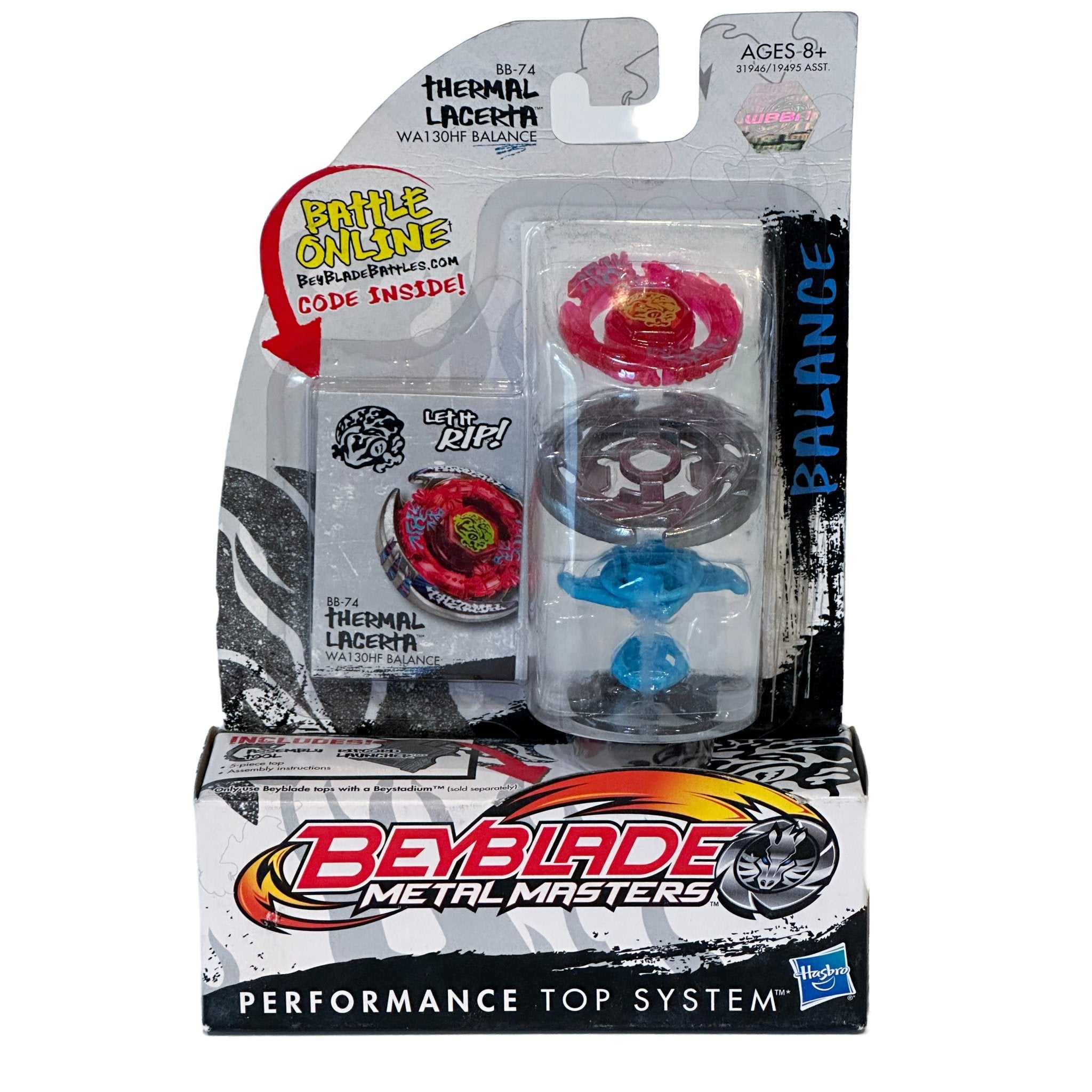 Hasbro Thermal Lacerta BB-74 Beyblade Metal Masters w/launcher - BeyWarehouse