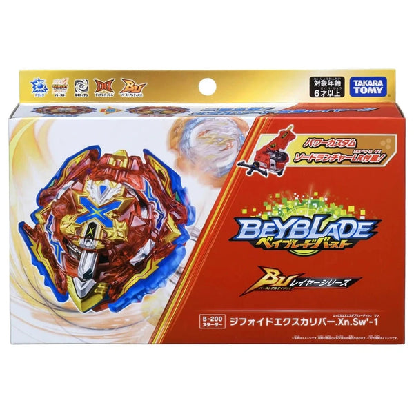 Takara Tomy Xiphoid Xcalibur .Sw'-1 Burst Ultimate DB Beyblade B-200 + –  BeyWarehouse