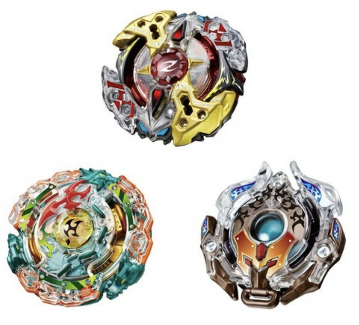 Takara Tomy Beyblade BURST B-90 3 on 3 Battle Booster Set - BeyWarehouse