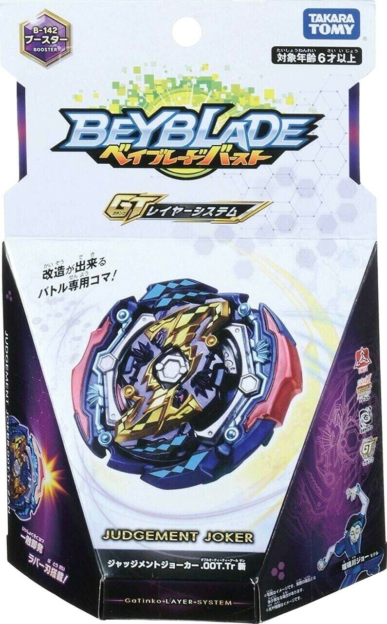 Takara Tomy Beyblade Burst GT B-142 Booster Judgement Joker .00T.Tr - BeyWarehouse