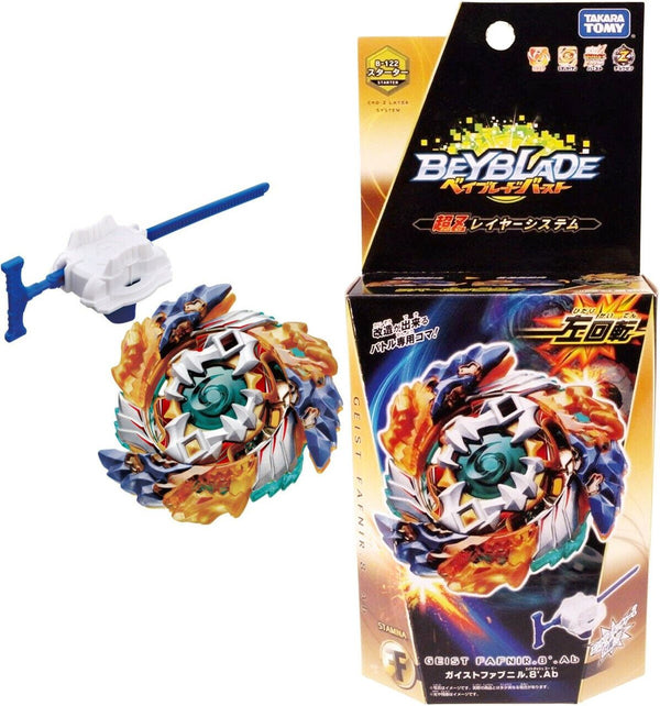 TAKARA TOMY Geist Fafnir .8'.Ab Beyblade Burst Starter + Launcher B-122 - BeyWarehouse